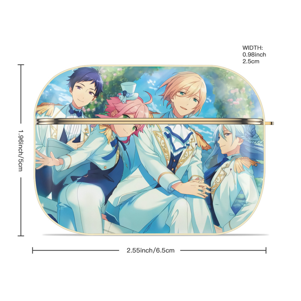 あんさんぶるスターズ! Ensemble Stars 【AirPods Pro用】ハードシェル保護ケース｜耐衝撃・防指紋・カラビナ付き商品仕様