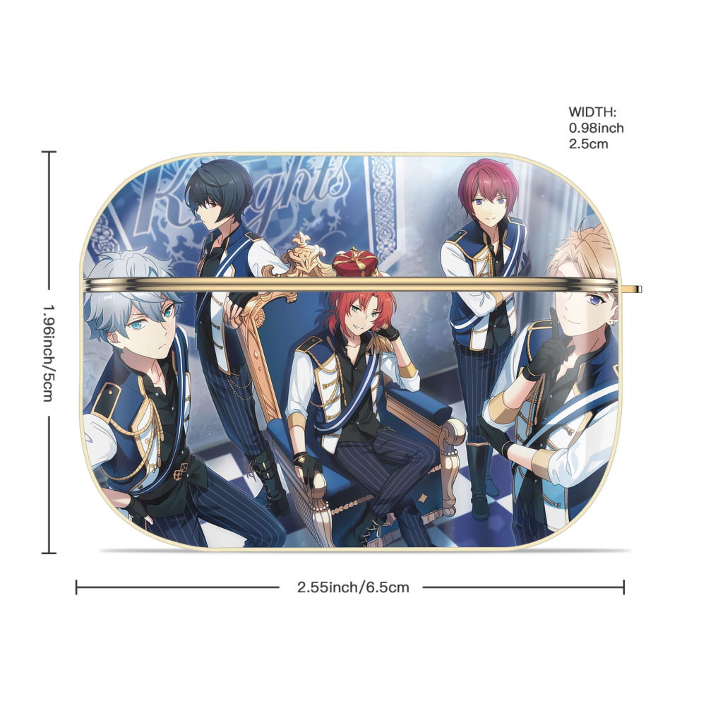 あんさんぶるスターズ! Ensemble Stars 【AirPods Pro用】ハードシェル保護ケース｜耐衝撃・防指紋・カラビナ付き商品仕様