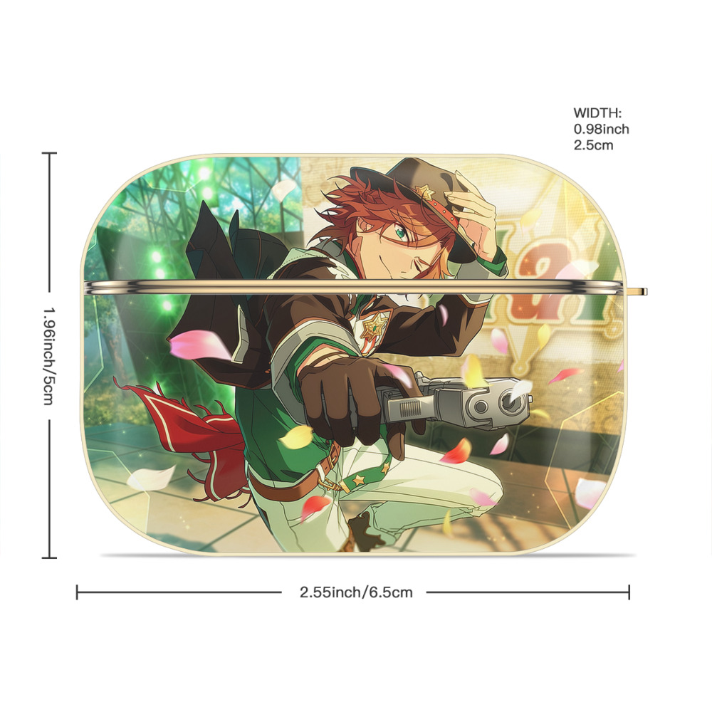 あんさんぶるスターズ! Ensemble Stars 【AirPods Pro用】ハードシェル保護ケース｜耐衝撃・防指紋・カラビナ付き商品仕様