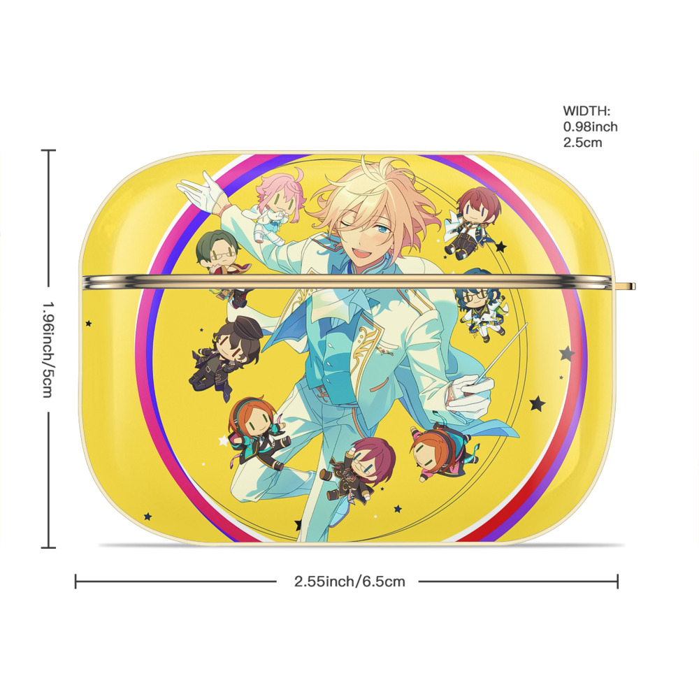あんさんぶるスターズ! Ensemble Stars 【AirPods Pro用】ハードシェル保護ケース｜耐衝撃・防指紋・カラビナ付き商品仕様