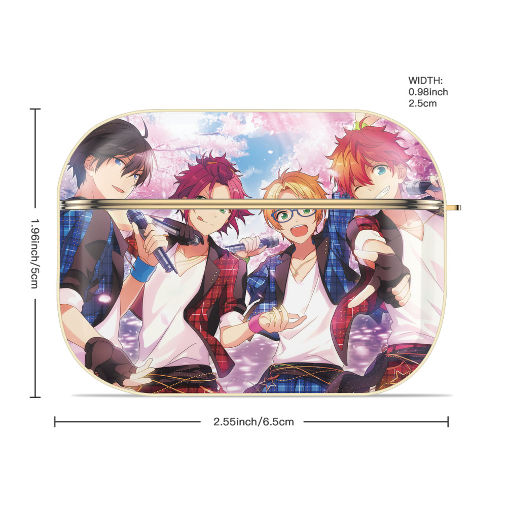 あんさんぶるスターズ! Ensemble Stars 【AirPods Pro用】ハードシェル保護ケース｜耐衝撃・防指紋・カラビナ付き商品仕様