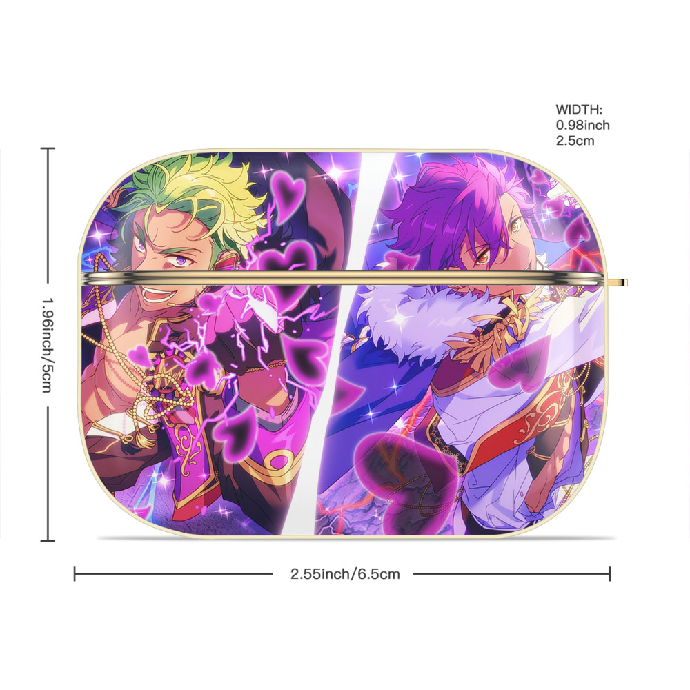 あんさんぶるスターズ! Ensemble Stars 【AirPods Pro用】ハードシェル保護ケース｜耐衝撃・防指紋・カラビナ付き商品仕様