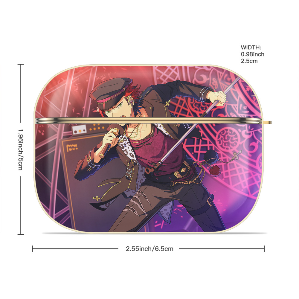 あんさんぶるスターズ! Ensemble Stars 【AirPods Pro用】ハードシェル保護ケース｜耐衝撃・防指紋・カラビナ付き商品仕様