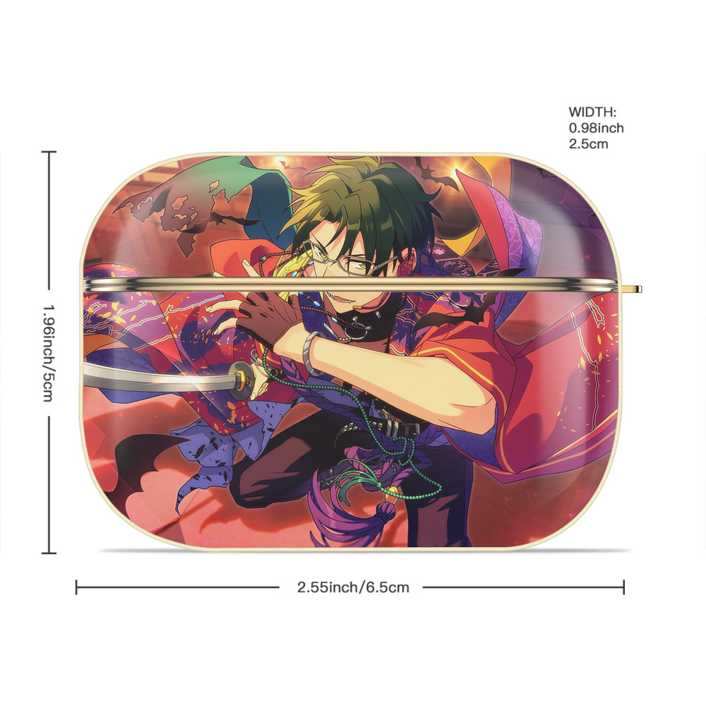 あんさんぶるスターズ! Ensemble Stars 【AirPods Pro用】ハードシェル保護ケース｜耐衝撃・防指紋・カラビナ付き商品仕様