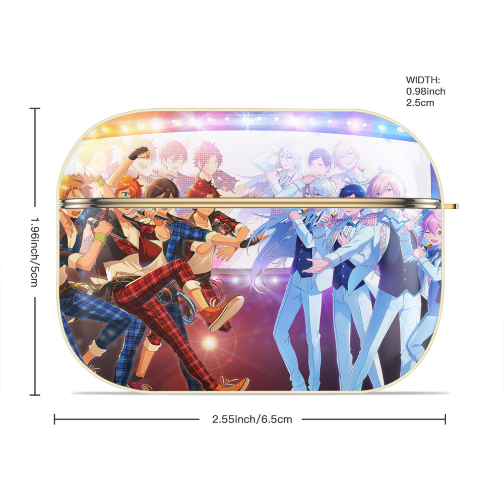 あんさんぶるスターズ! Ensemble Stars 【AirPods Pro用】ハードシェル保護ケース｜耐衝撃・防指紋・カラビナ付き商品仕様