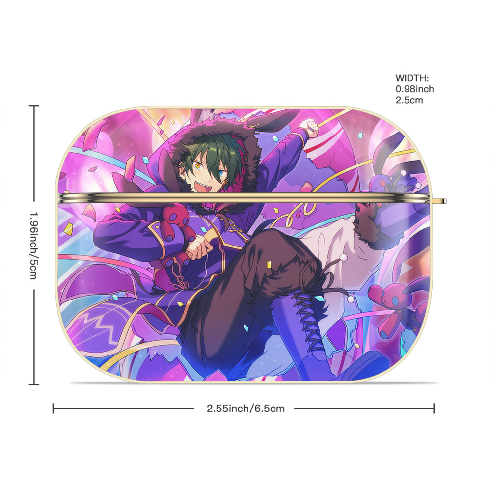あんさんぶるスターズ! Ensemble Stars 【AirPods Pro用】ハードシェル保護ケース｜耐衝撃・防指紋・カラビナ付き商品仕様