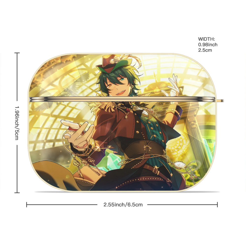 あんさんぶるスターズ! Ensemble Stars 【AirPods Pro用】ハードシェル保護ケース｜耐衝撃・防指紋・カラビナ付き商品仕様