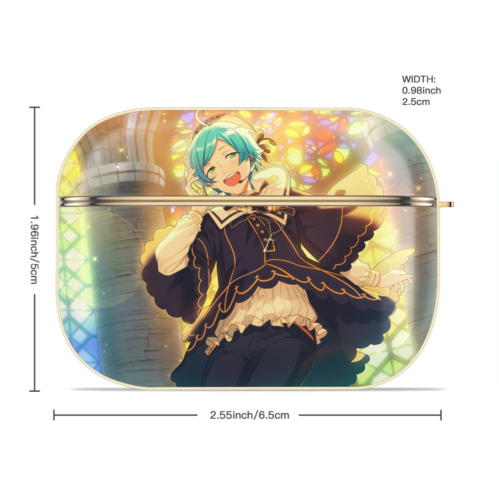 あんさんぶるスターズ! Ensemble Stars 【AirPods Pro用】ハードシェル保護ケース｜耐衝撃・防指紋・カラビナ付き商品仕様