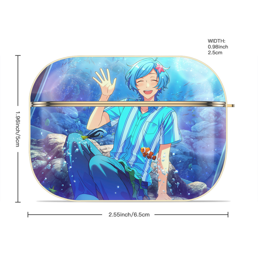あんさんぶるスターズ! Ensemble Stars 【AirPods Pro用】ハードシェル保護ケース｜耐衝撃・防指紋・カラビナ付き商品仕様