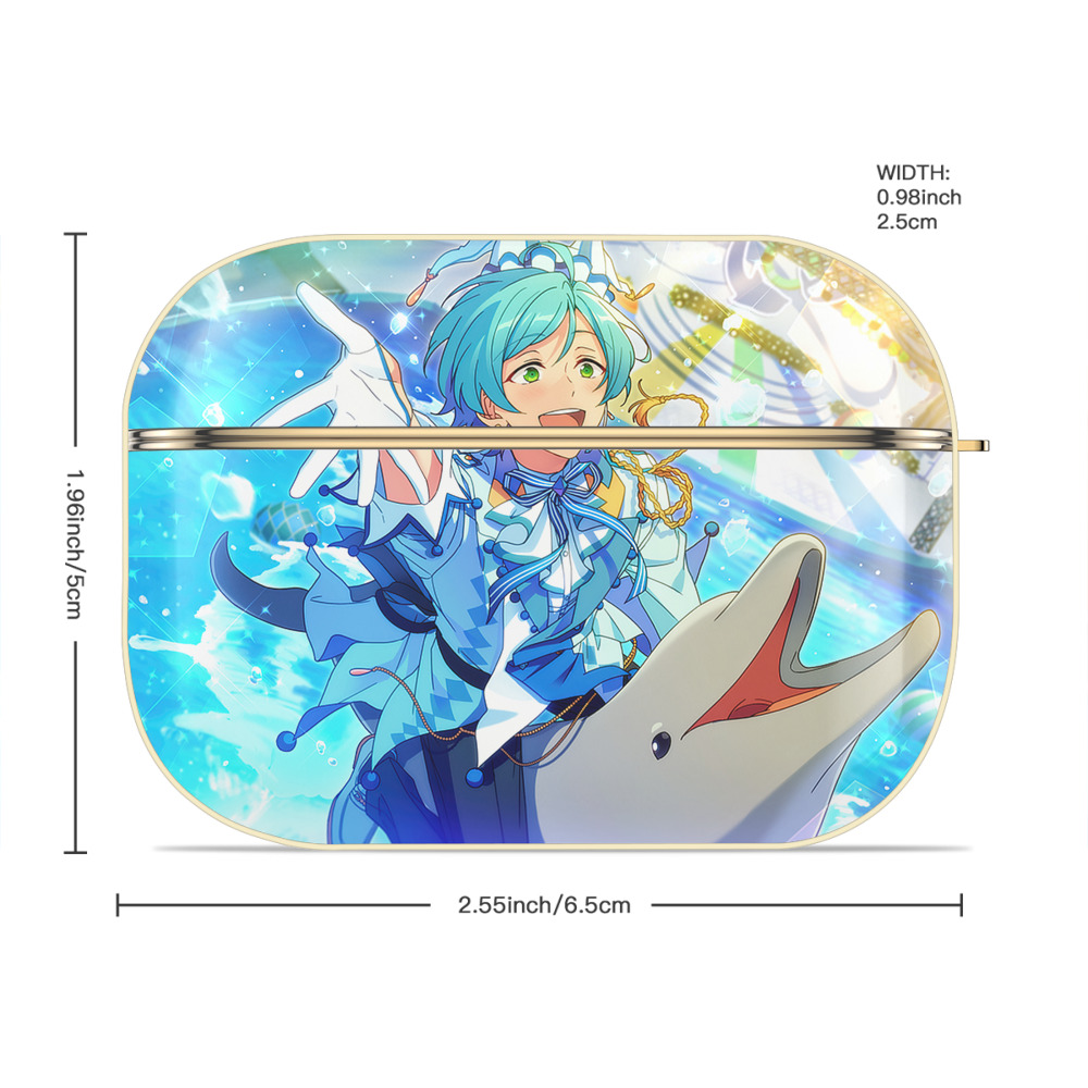 あんさんぶるスターズ! Ensemble Stars 【AirPods Pro用】ハードシェル保護ケース｜耐衝撃・防指紋・カラビナ付き商品仕様