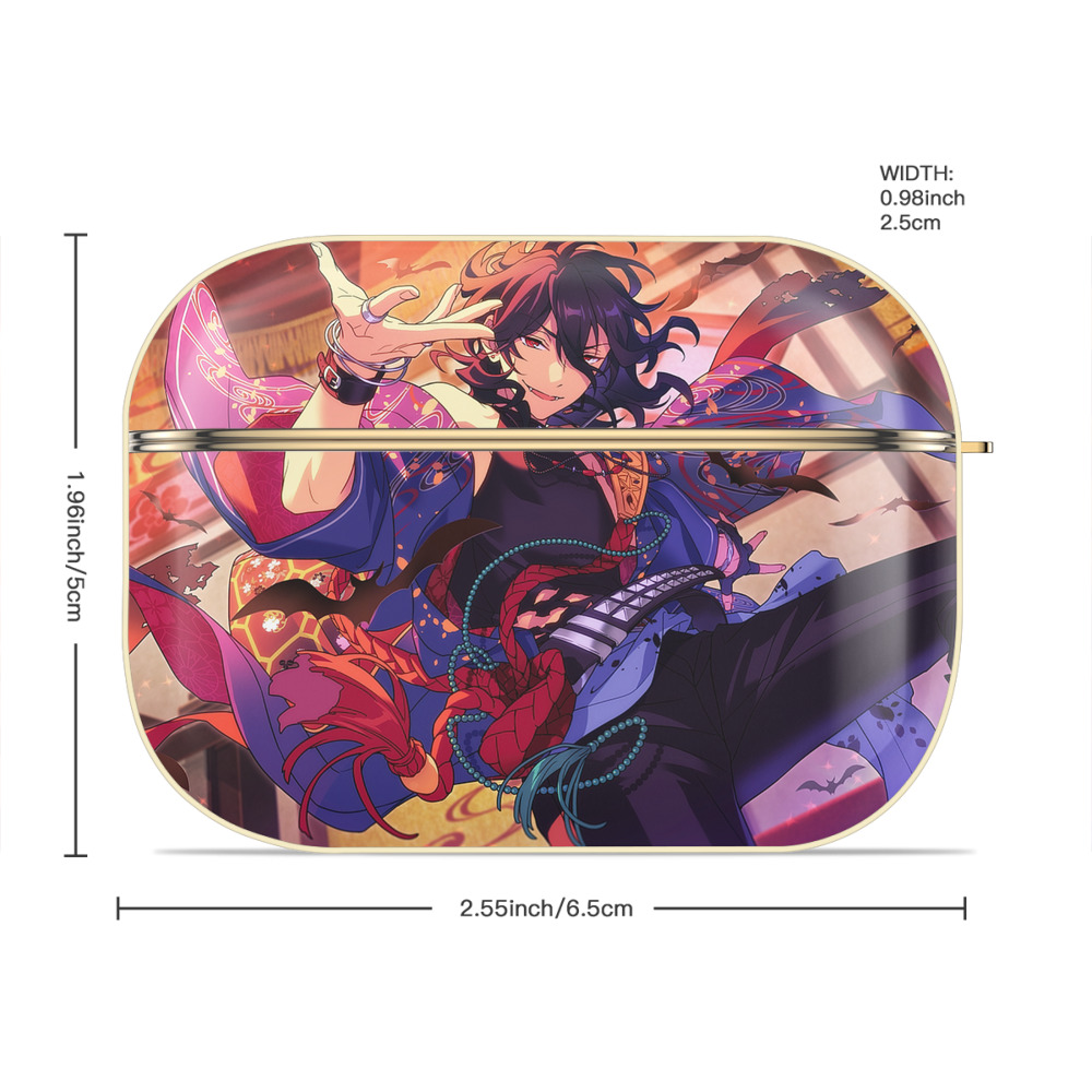 あんさんぶるスターズ! Ensemble Stars 【AirPods Pro用】ハードシェル保護ケース｜耐衝撃・防指紋・カラビナ付き商品仕様