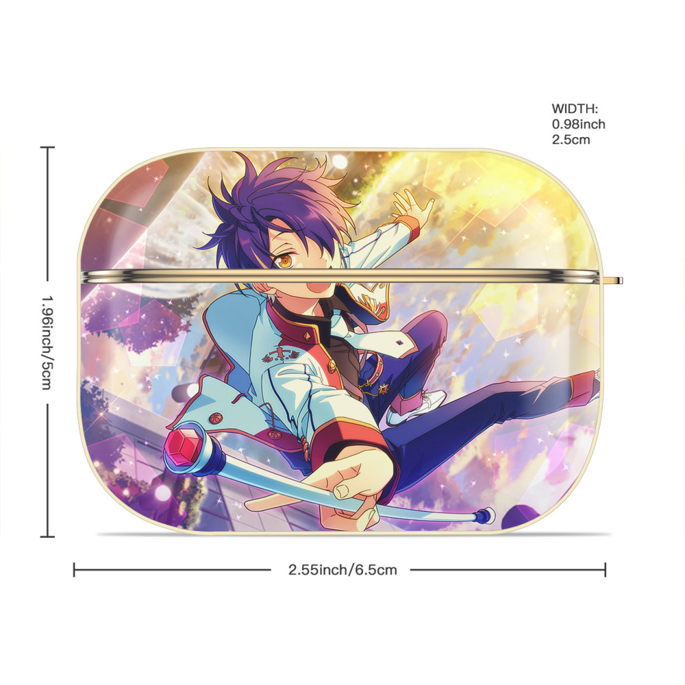 あんさんぶるスターズ! Ensemble Stars 【AirPods Pro用】ハードシェル保護ケース｜耐衝撃・防指紋・カラビナ付き商品仕様