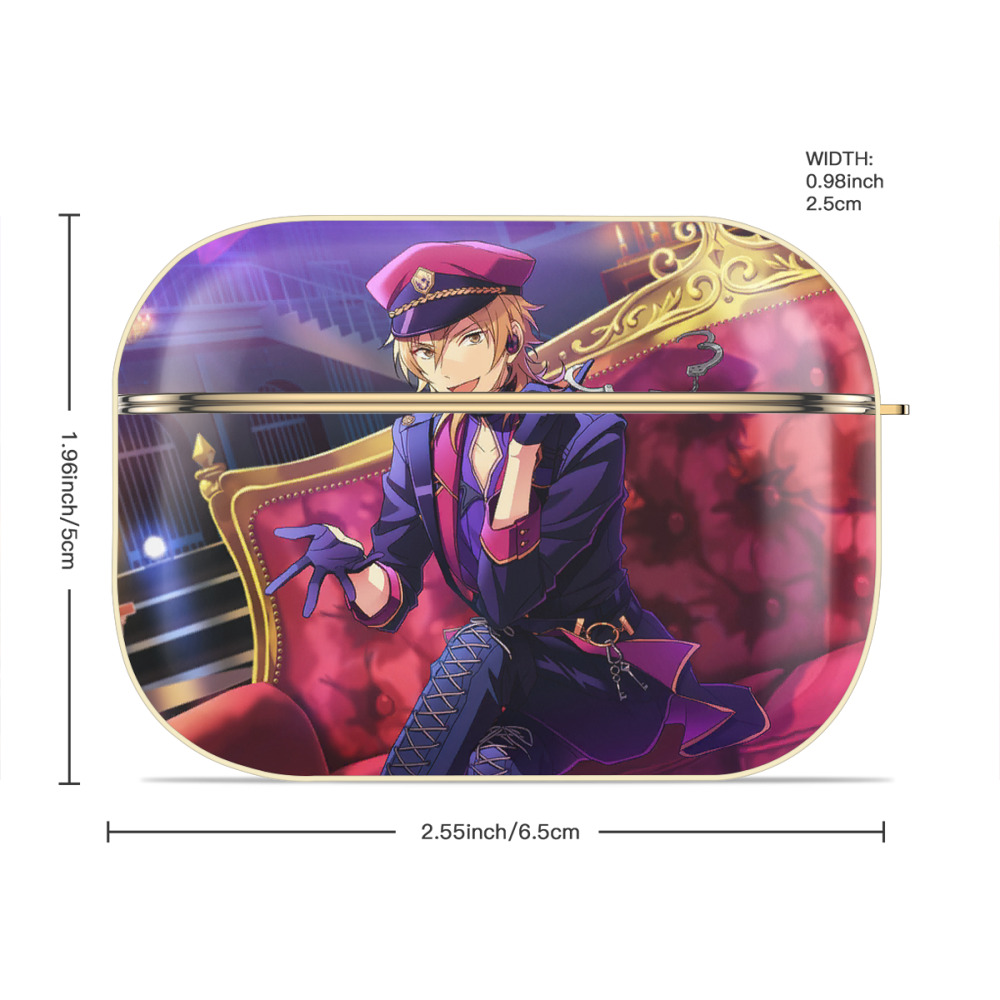 あんさんぶるスターズ! Ensemble Stars 【AirPods Pro用】ハードシェル保護ケース｜耐衝撃・防指紋・カラビナ付き商品仕様