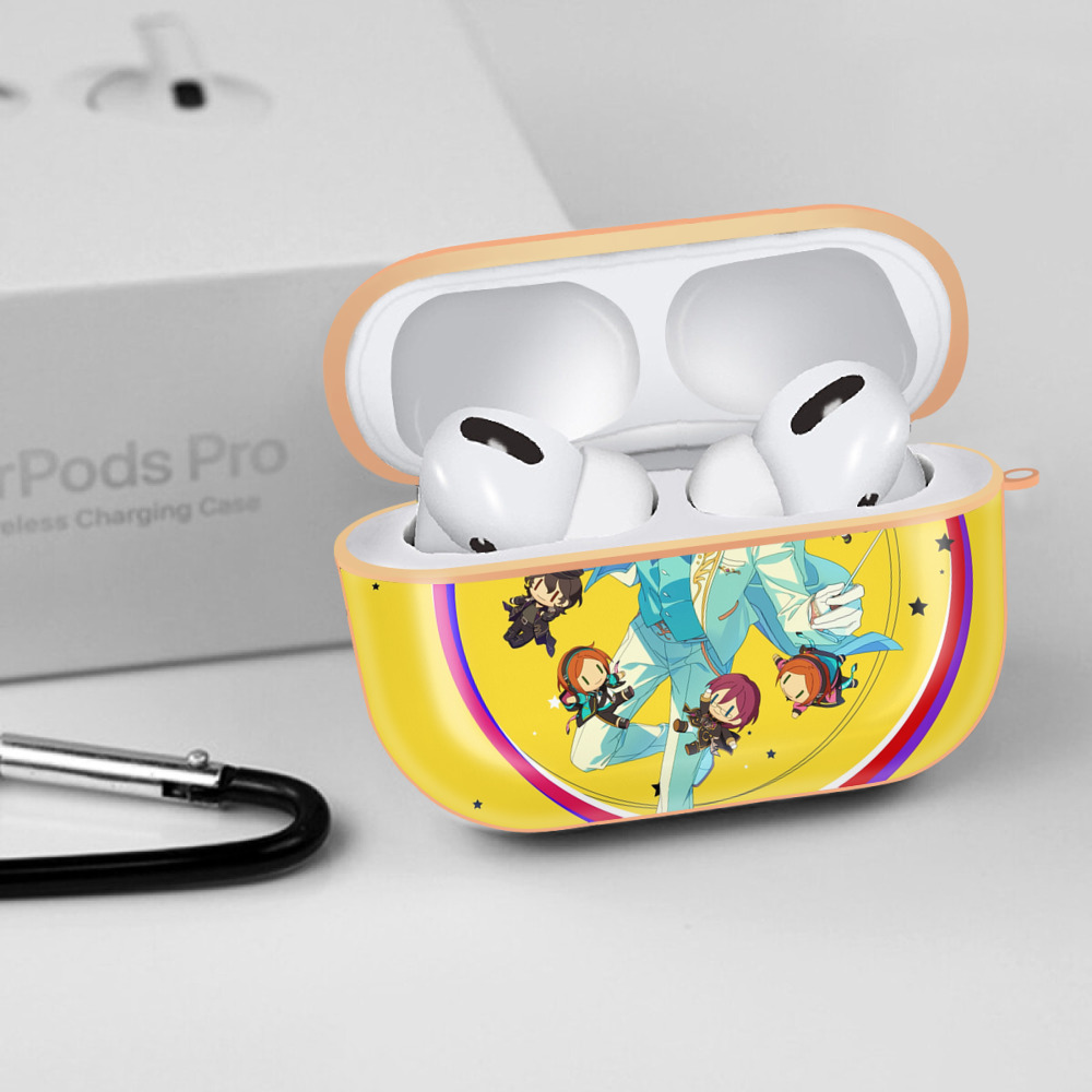 あんさんぶるスターズ! Ensemble Stars 【AirPods Pro用】ハードシェル保護ケース｜耐衝撃・防指紋・カラビナ付き商品仕様