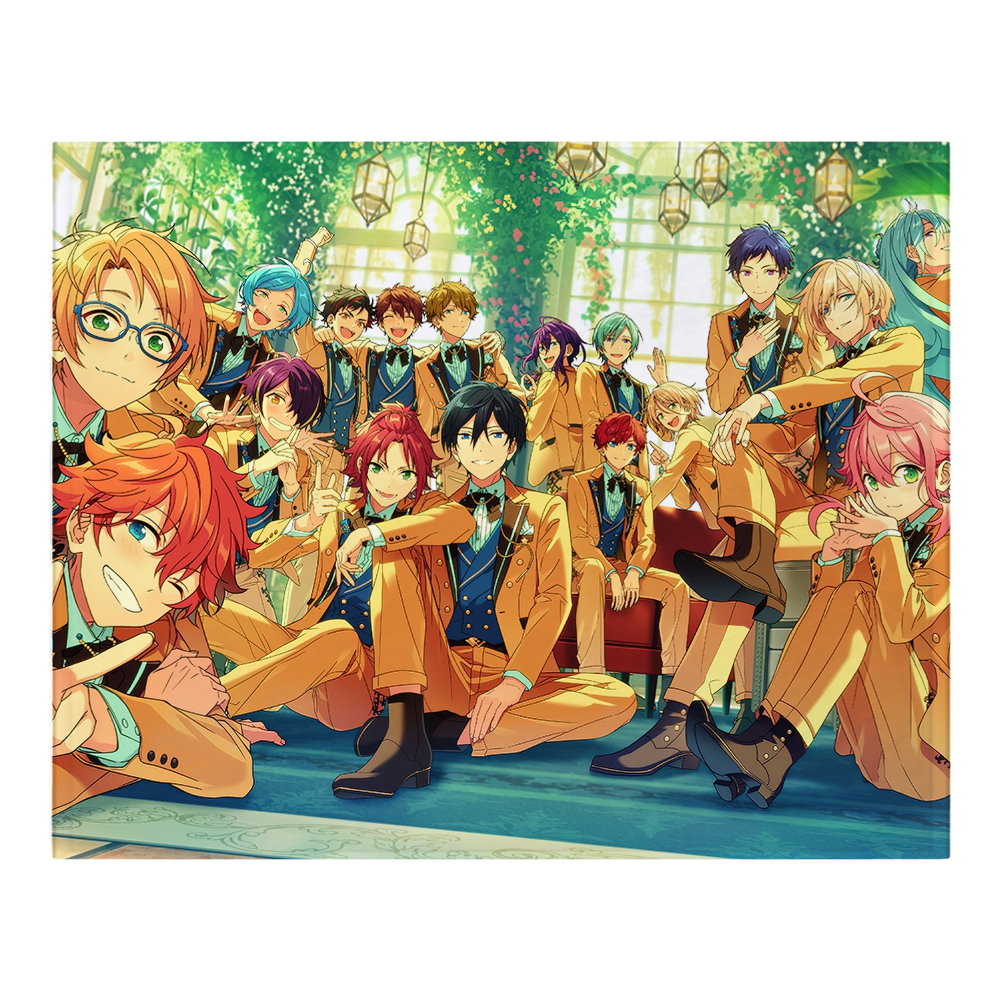 （画像用） あんさんぶるスターズ! Ensemble Stars フランネルブランケット・多サイズ対応（横型）
