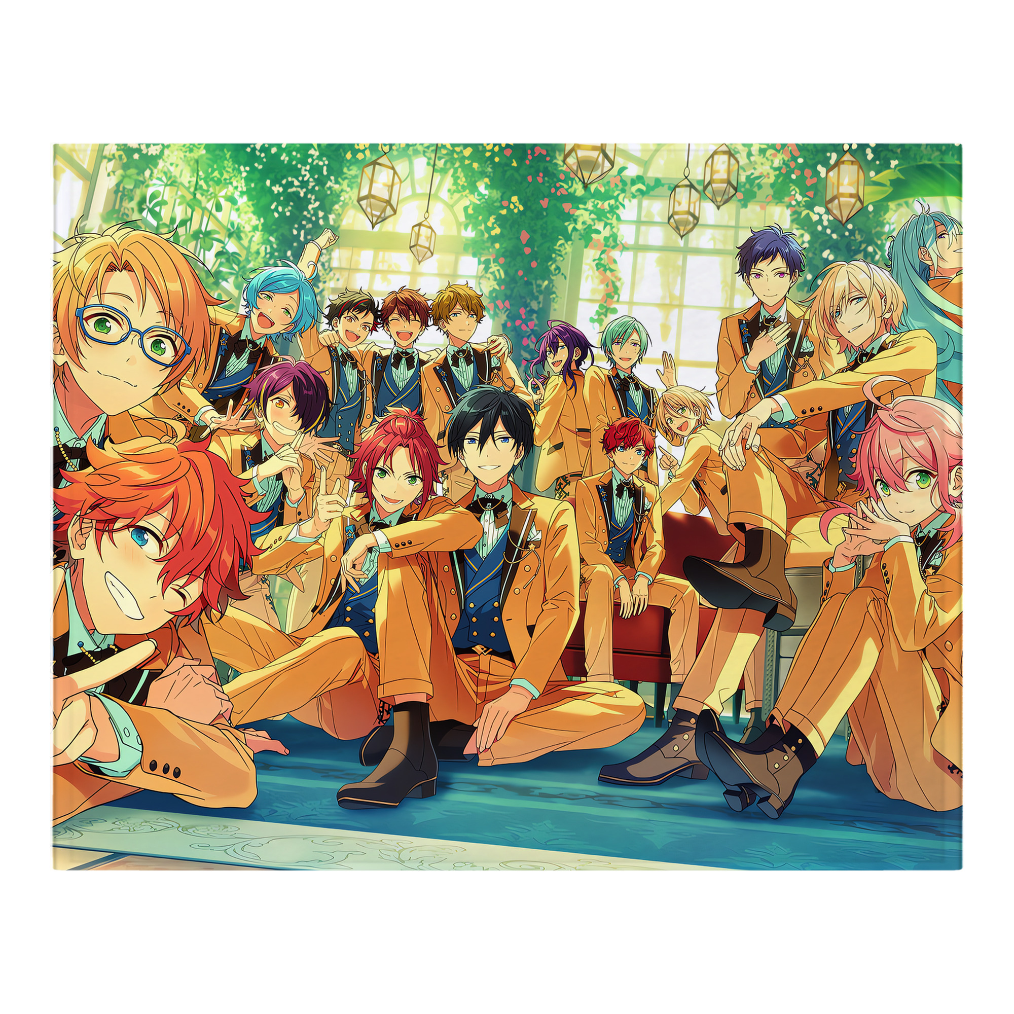（画像用） あんさんぶるスターズ! Ensemble Stars フランネルブランケット・多サイズ対応（横型）