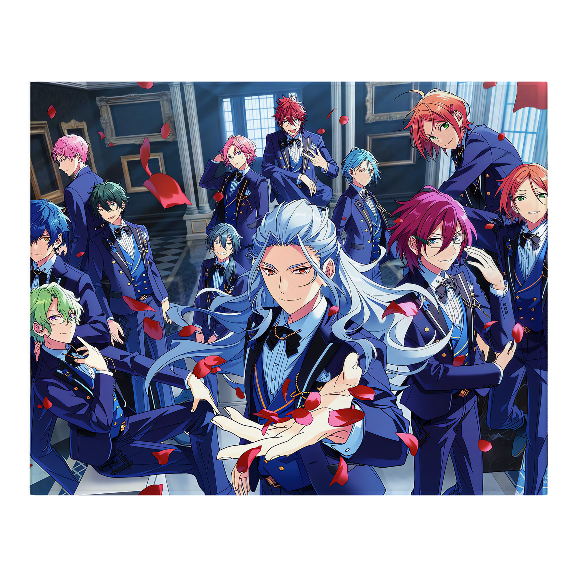 （画像用） あんさんぶるスターズ! Ensemble Stars フランネルブランケット・多サイズ対応（横型）