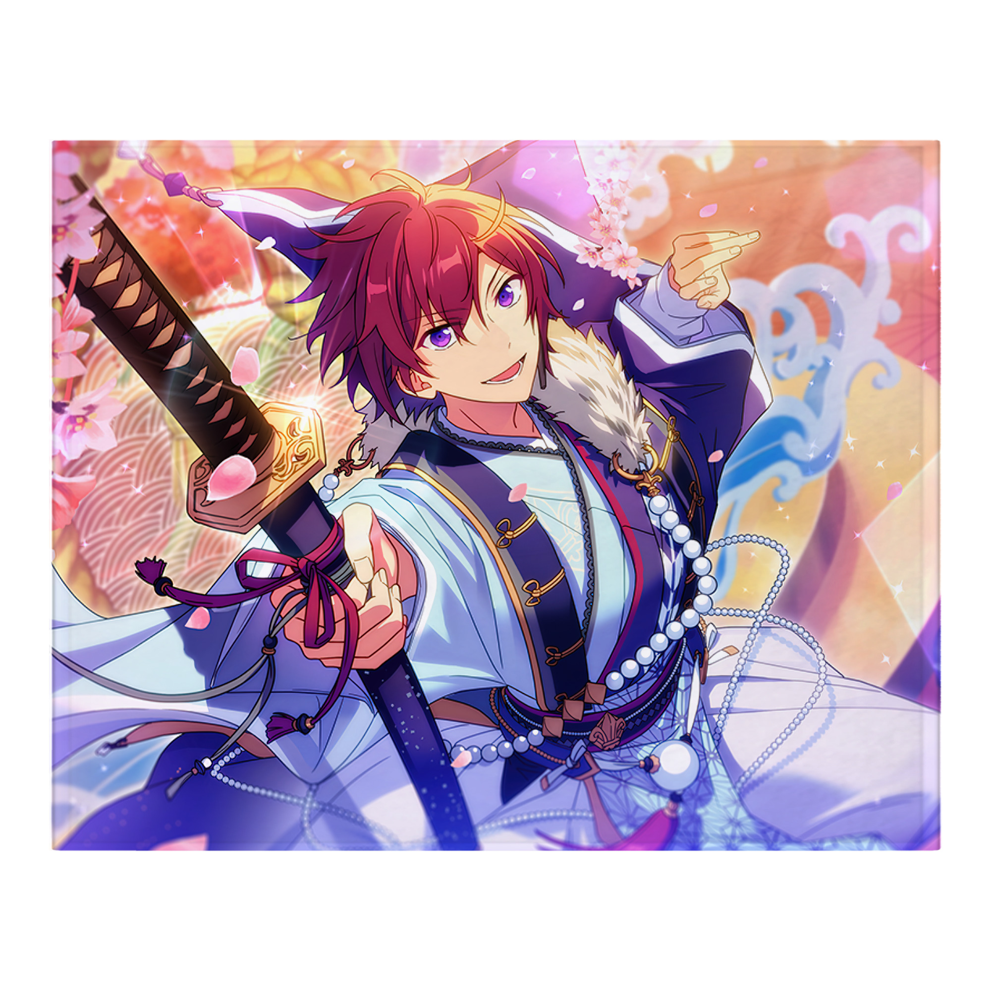 （画像用） あんさんぶるスターズ! Ensemble Stars フランネルブランケット・多サイズ対応（横型）