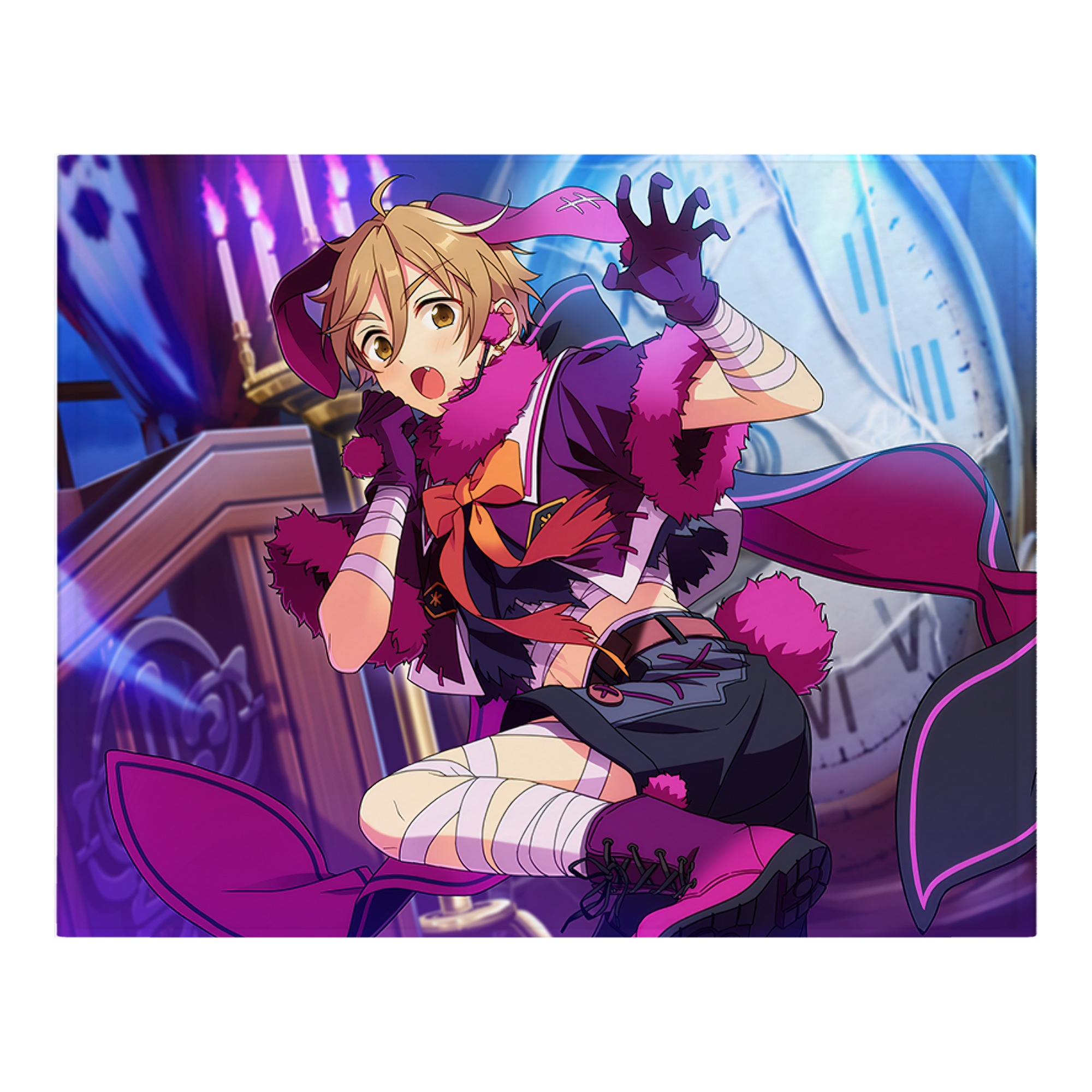 （画像用） あんさんぶるスターズ! Ensemble Stars フランネルブランケット・多サイズ対応（横型）