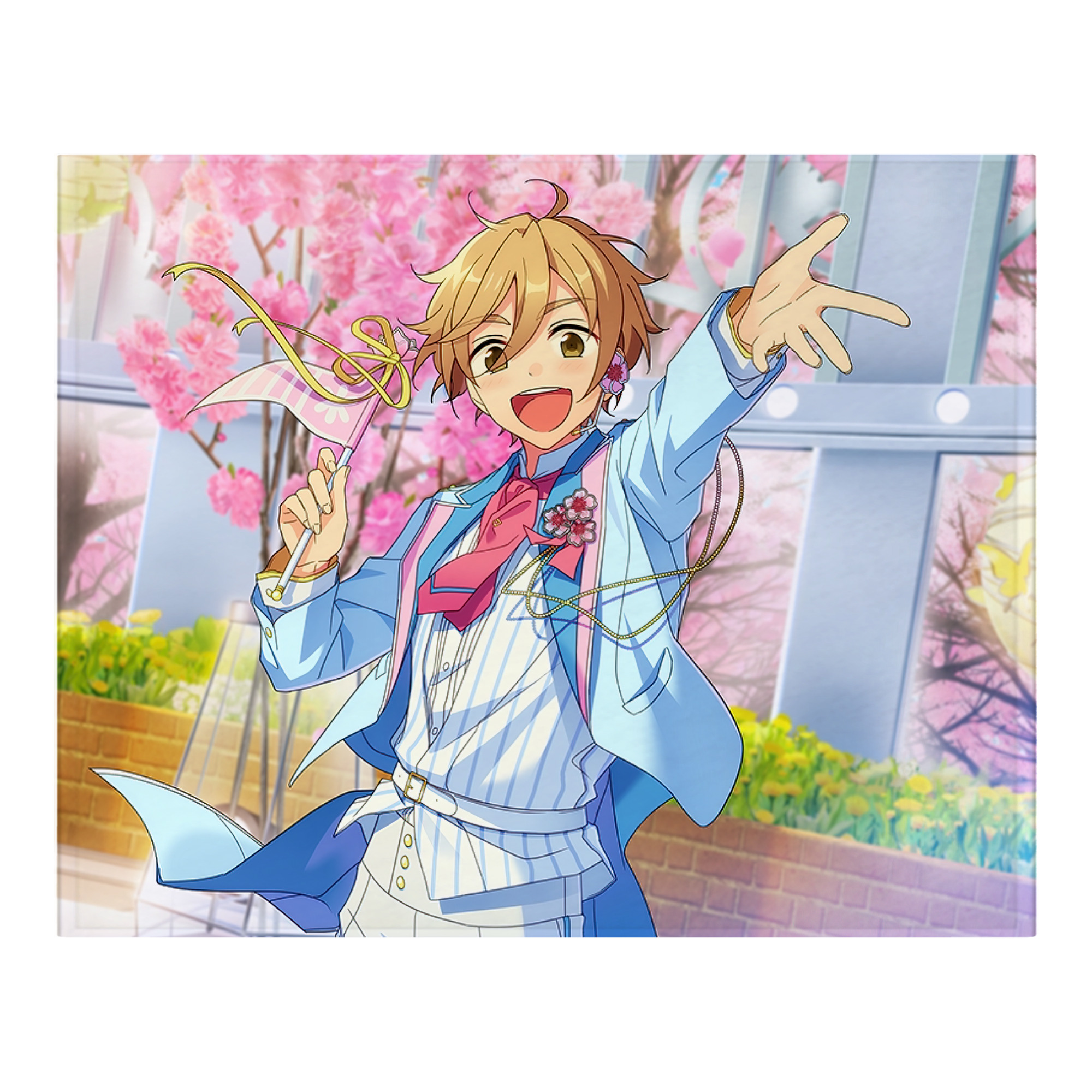 （画像用） あんさんぶるスターズ! Ensemble Stars フランネルブランケット・多サイズ対応（横型）