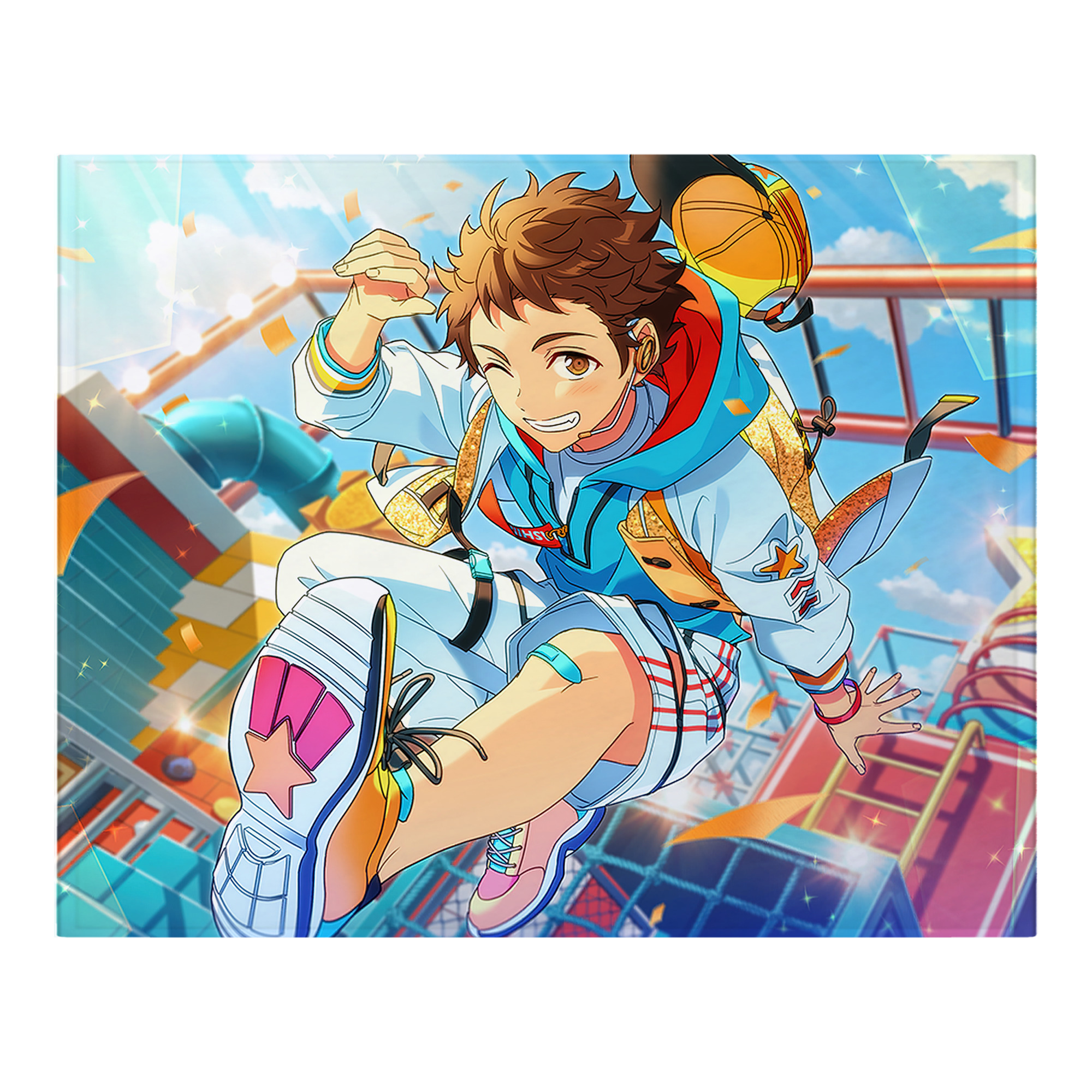（画像用） あんさんぶるスターズ! Ensemble Stars フランネルブランケット・多サイズ対応（横型）