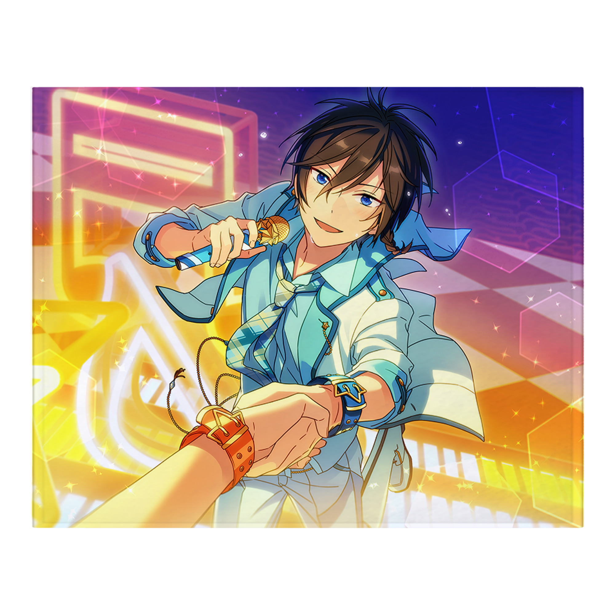 （画像用） あんさんぶるスターズ! Ensemble Stars フランネルブランケット・多サイズ対応（横型）