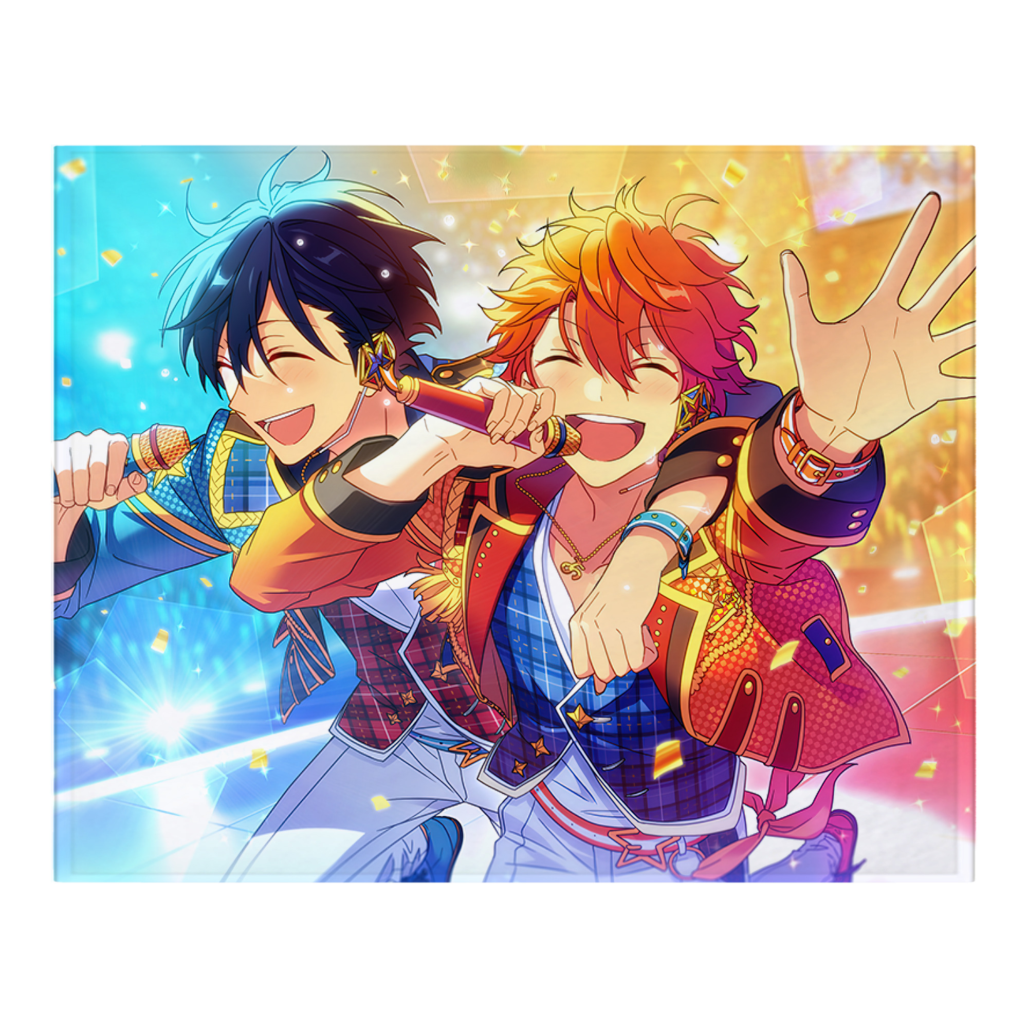 （画像用） あんさんぶるスターズ! Ensemble Stars フランネルブランケット・多サイズ対応（横型）