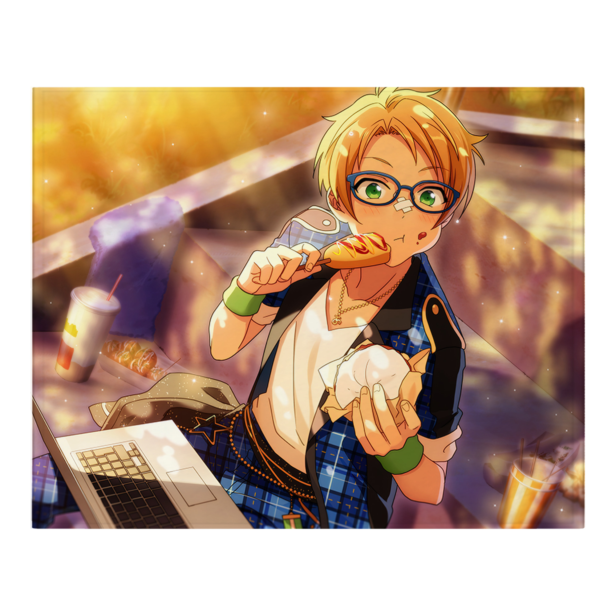 （画像用） あんさんぶるスターズ! Ensemble Stars フランネルブランケット・多サイズ対応（横型）