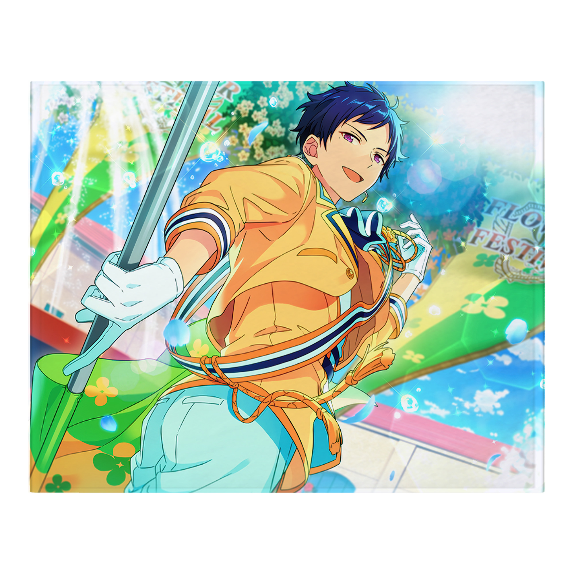 （画像用） あんさんぶるスターズ! Ensemble Stars フランネルブランケット・多サイズ対応（横型）