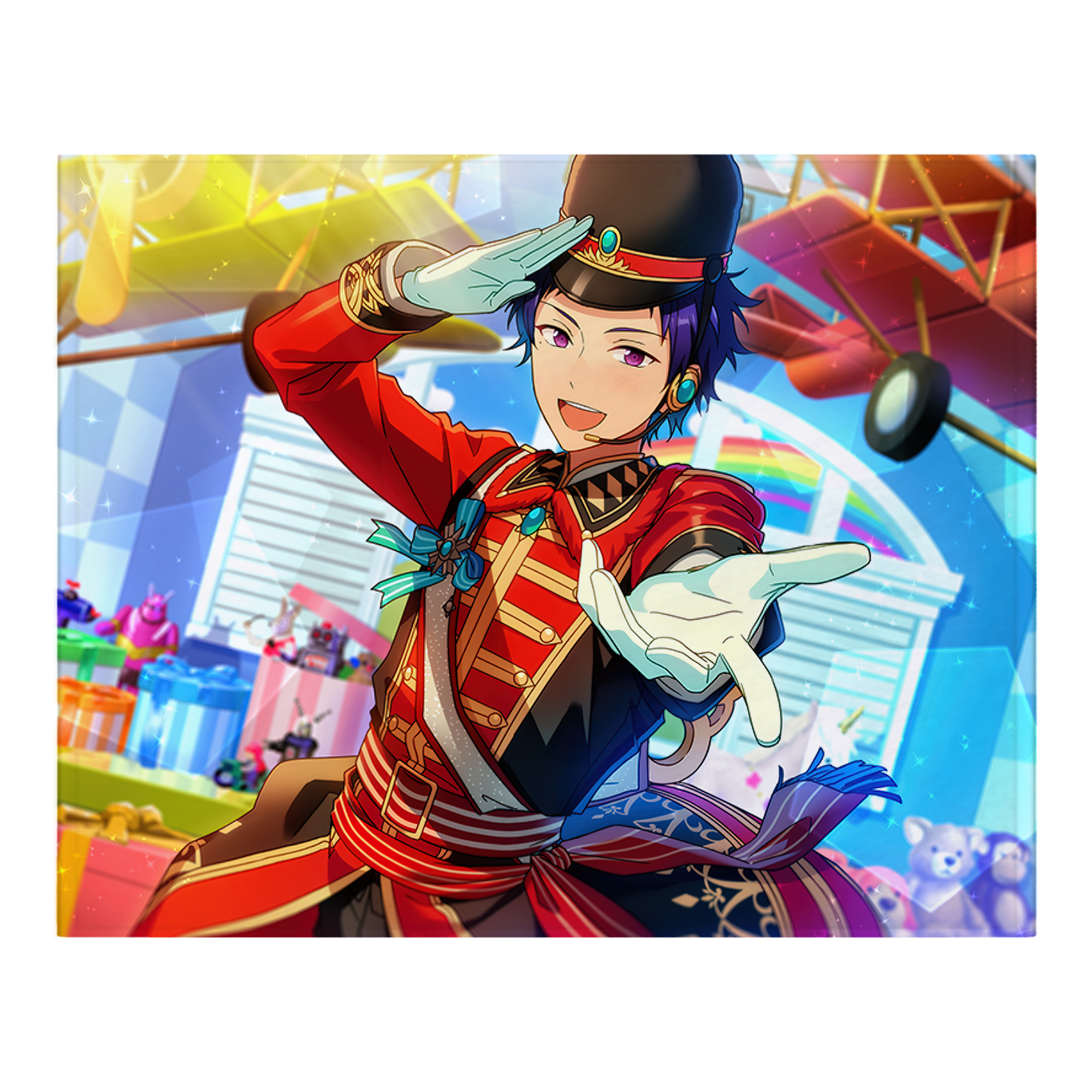 （画像用） あんさんぶるスターズ! Ensemble Stars フランネルブランケット・多サイズ対応（横型）