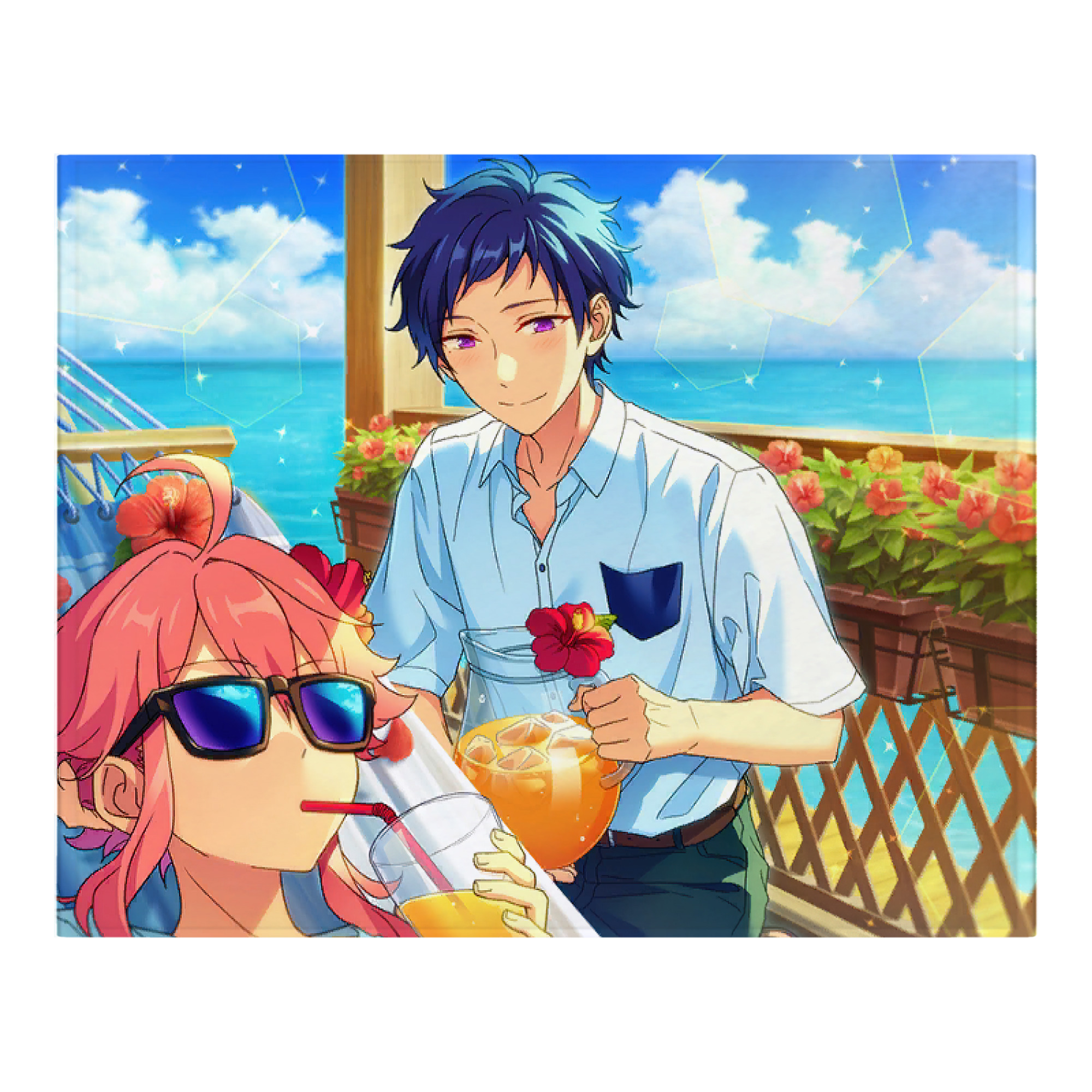 （画像用） あんさんぶるスターズ! Ensemble Stars フランネルブランケット・多サイズ対応（横型）