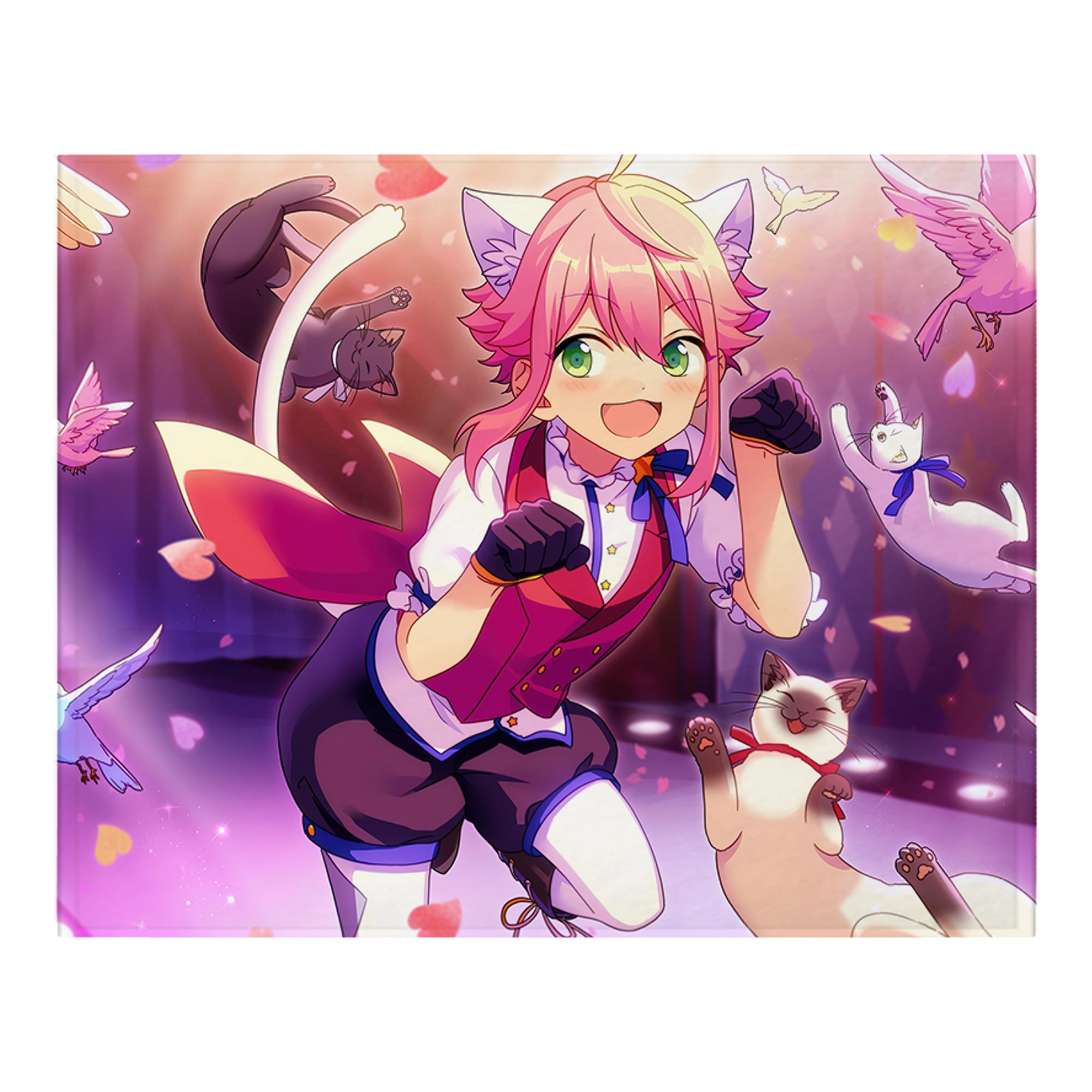 （画像用） あんさんぶるスターズ! Ensemble Stars フランネルブランケット・多サイズ対応（横型）