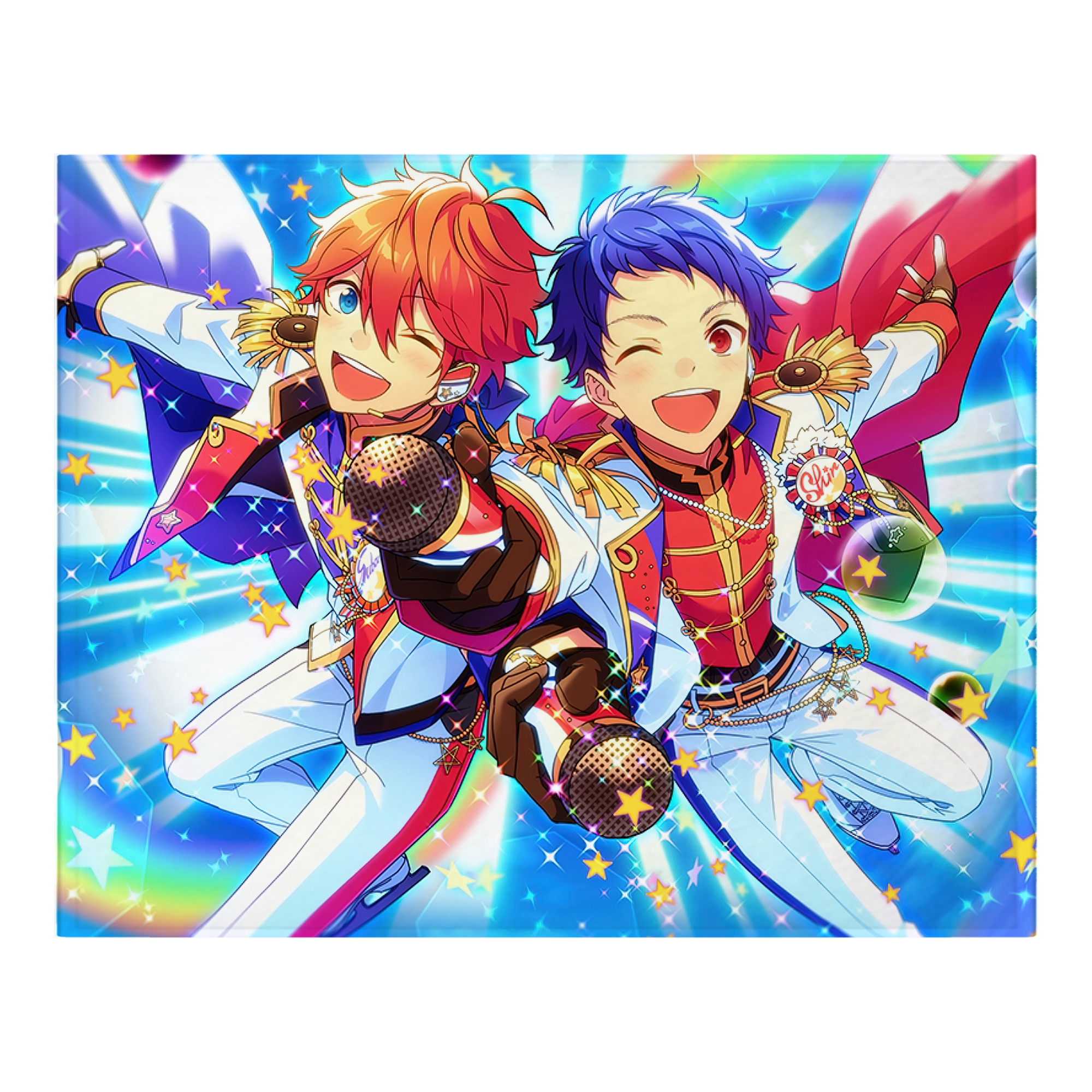 （画像用） あんさんぶるスターズ! Ensemble Stars フランネルブランケット・多サイズ対応（横型）