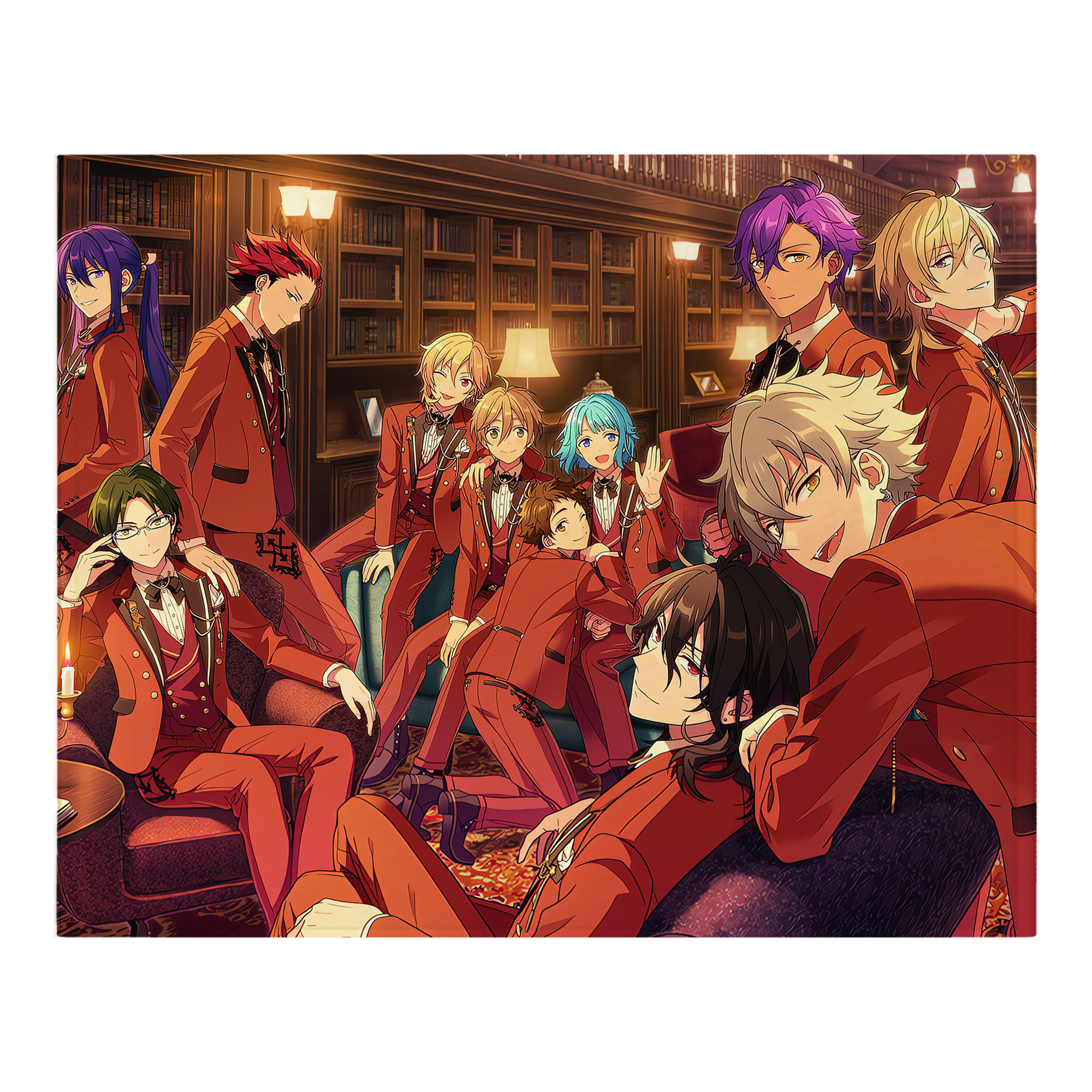 （画像用） あんさんぶるスターズ! Ensemble Stars フランネルブランケット・多サイズ対応（横型）