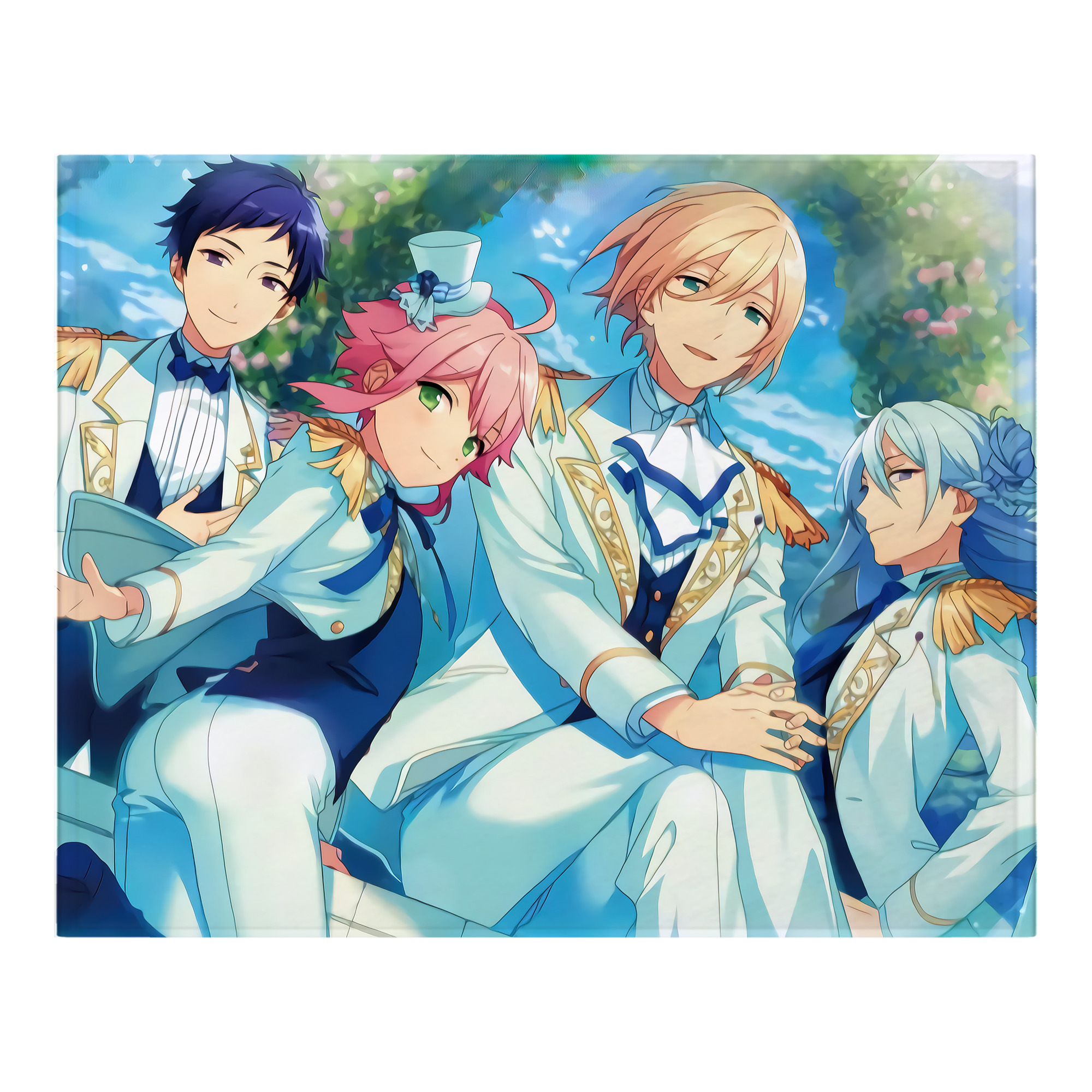 （画像用） あんさんぶるスターズ! Ensemble Stars フランネルブランケット・多サイズ対応（横型）