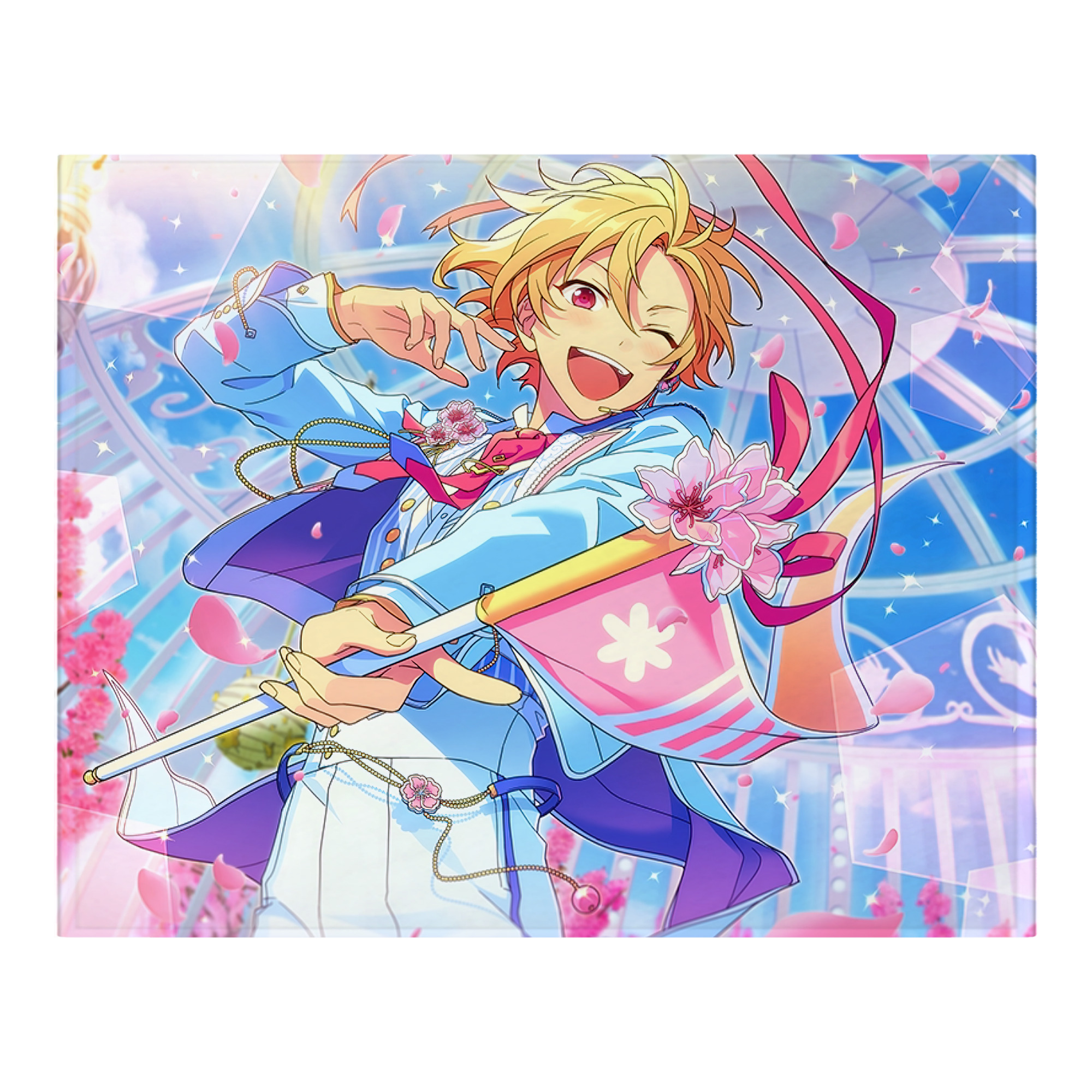 （画像用） あんさんぶるスターズ! Ensemble Stars フランネルブランケット・多サイズ対応（横型）