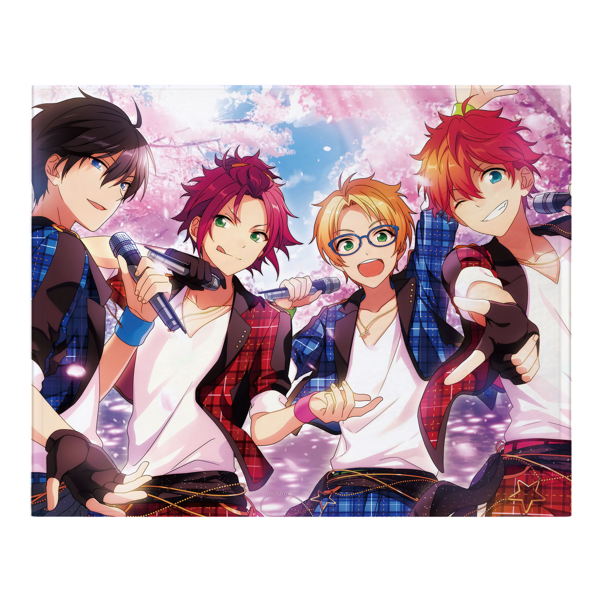 （画像用） あんさんぶるスターズ! Ensemble Stars フランネルブランケット・多サイズ対応（横型）