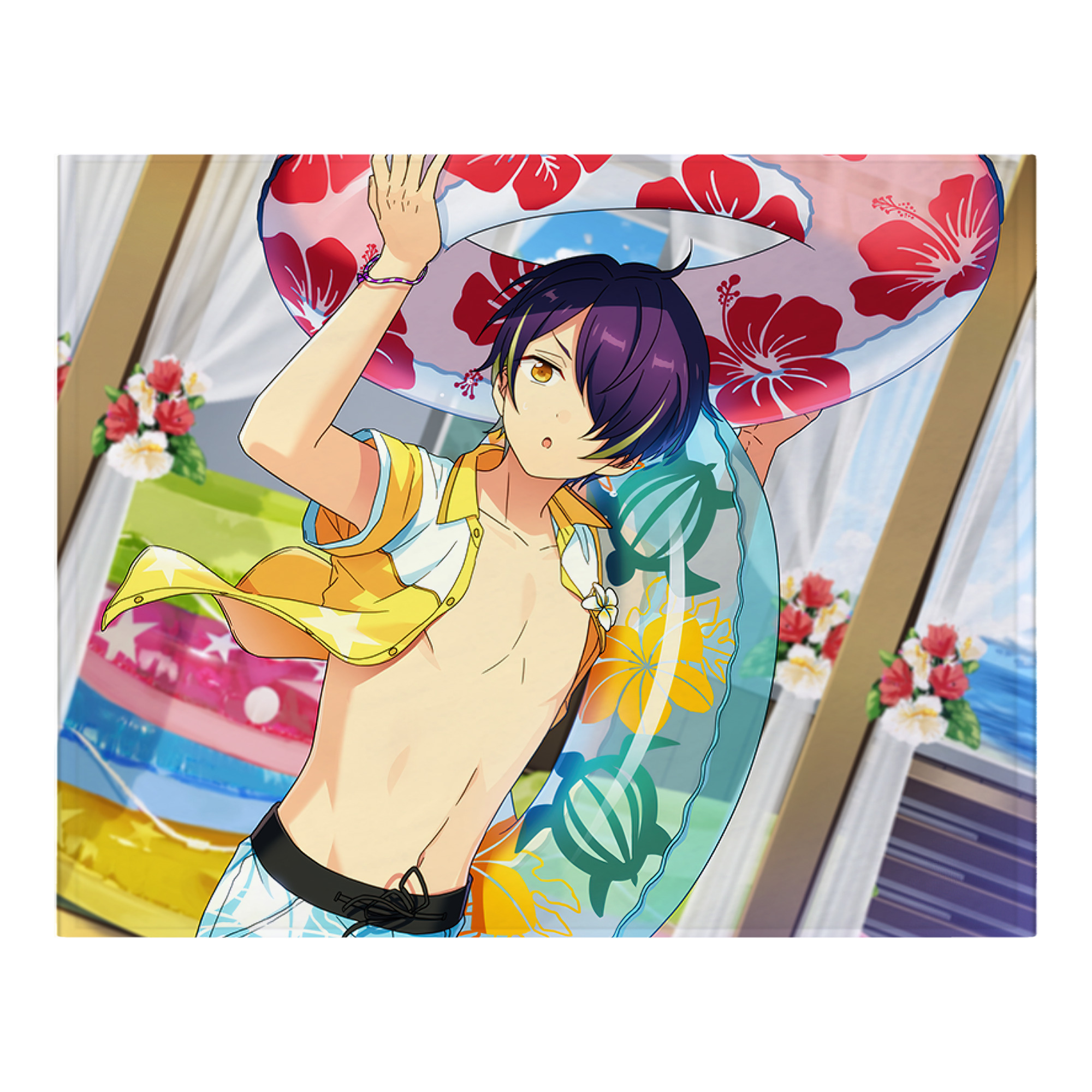 （画像用） あんさんぶるスターズ! Ensemble Stars フランネルブランケット・多サイズ対応（横型）