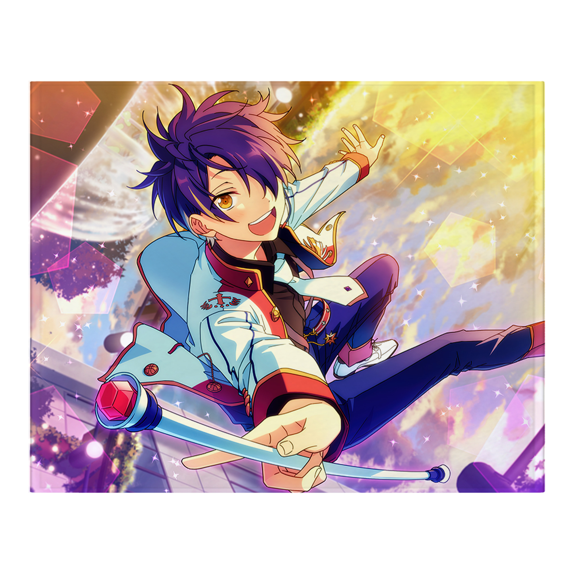 （画像用） あんさんぶるスターズ! Ensemble Stars フランネルブランケット・多サイズ対応（横型）