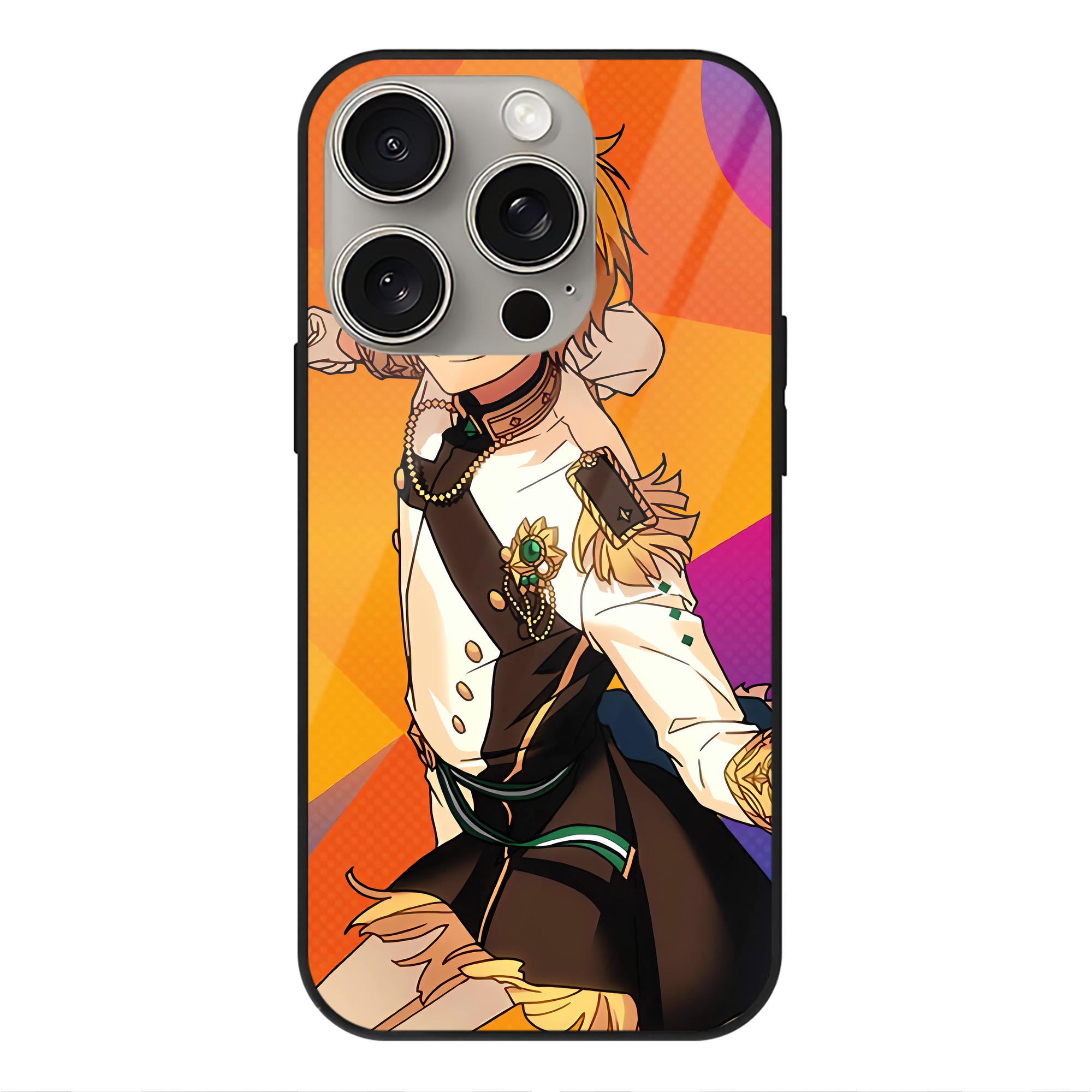 （画像用） あんさんぶるスターズ! Ensemble Stars 【iPhone15Pro対応】スマホケース 耐衝撃＆黄変防止 背面ガラス