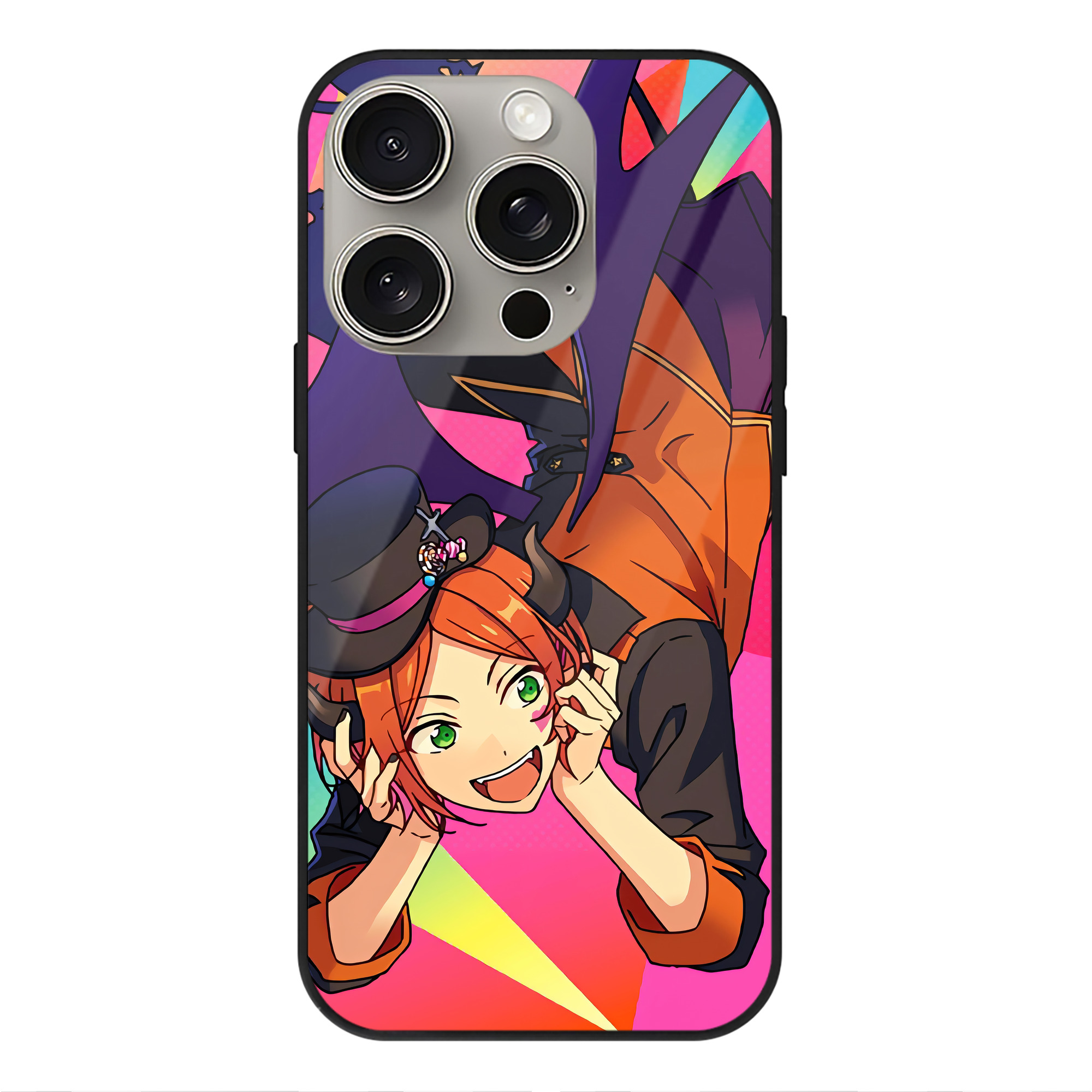 （画像用） あんさんぶるスターズ! Ensemble Stars 【iPhone15Pro対応】スマホケース 耐衝撃＆黄変防止 背面ガラス
