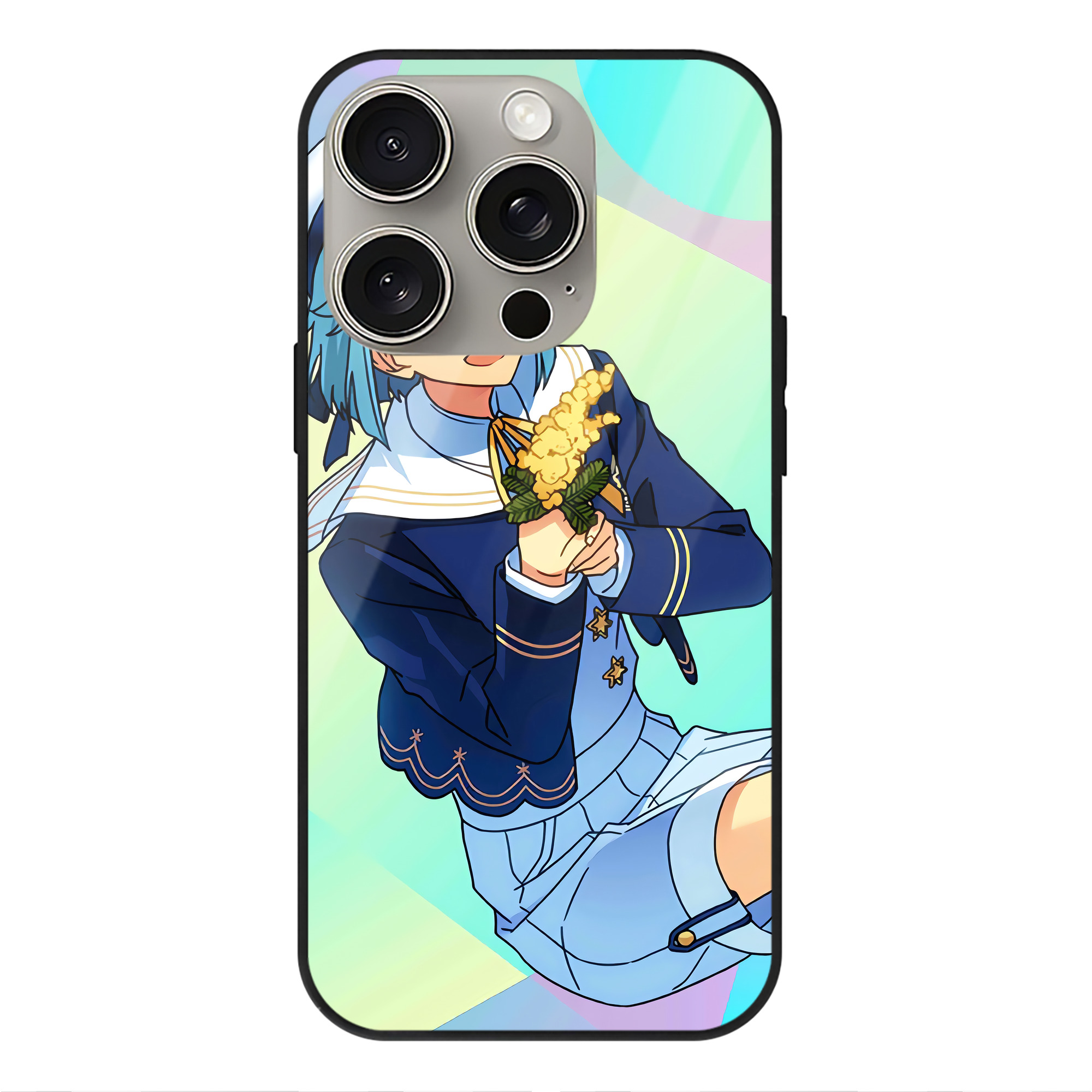 （画像用） あんさんぶるスターズ! Ensemble Stars 【iPhone15Pro対応】スマホケース 耐衝撃＆黄変防止 背面ガラス