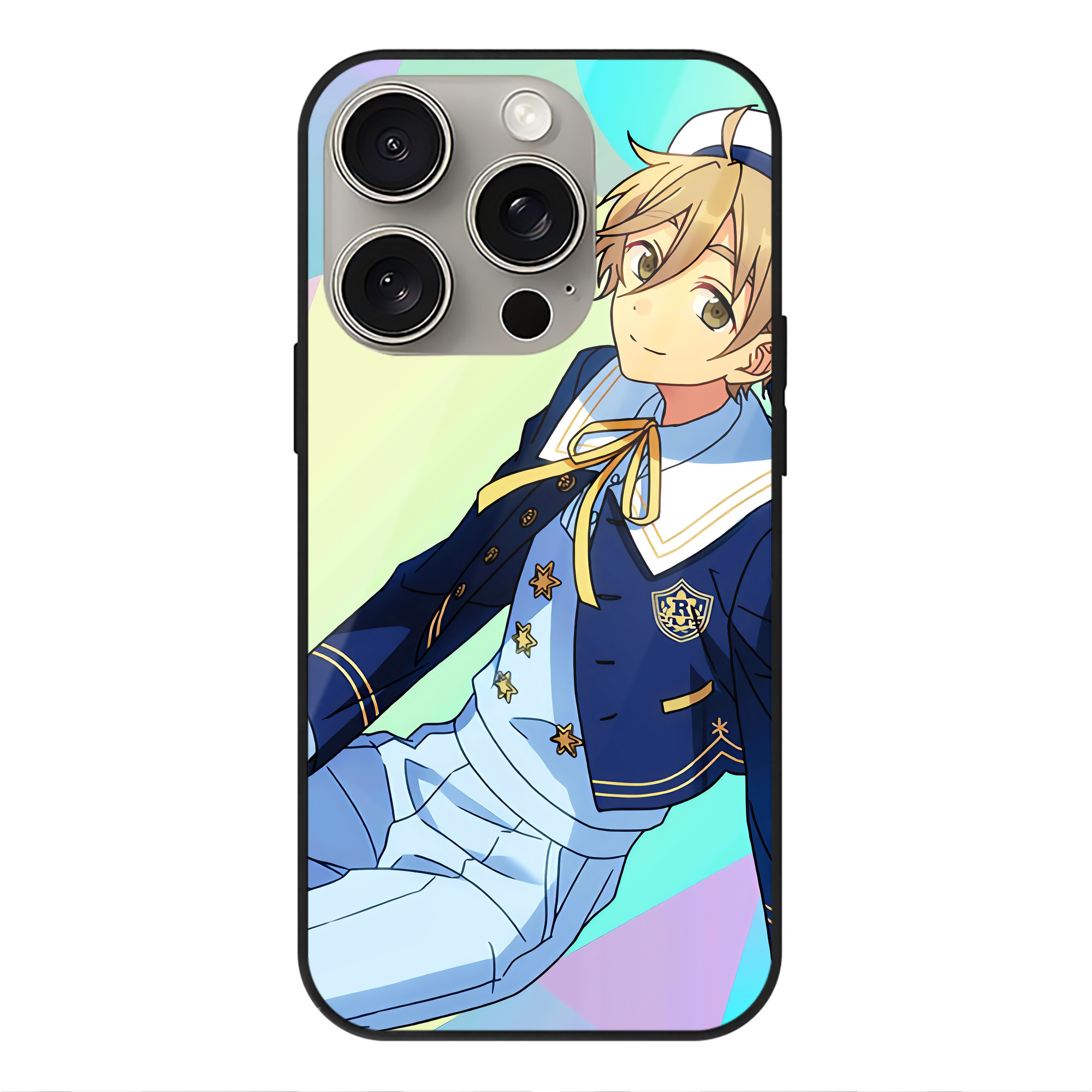 （画像用） あんさんぶるスターズ! Ensemble Stars 【iPhone15Pro対応】スマホケース 耐衝撃＆黄変防止 背面ガラス
