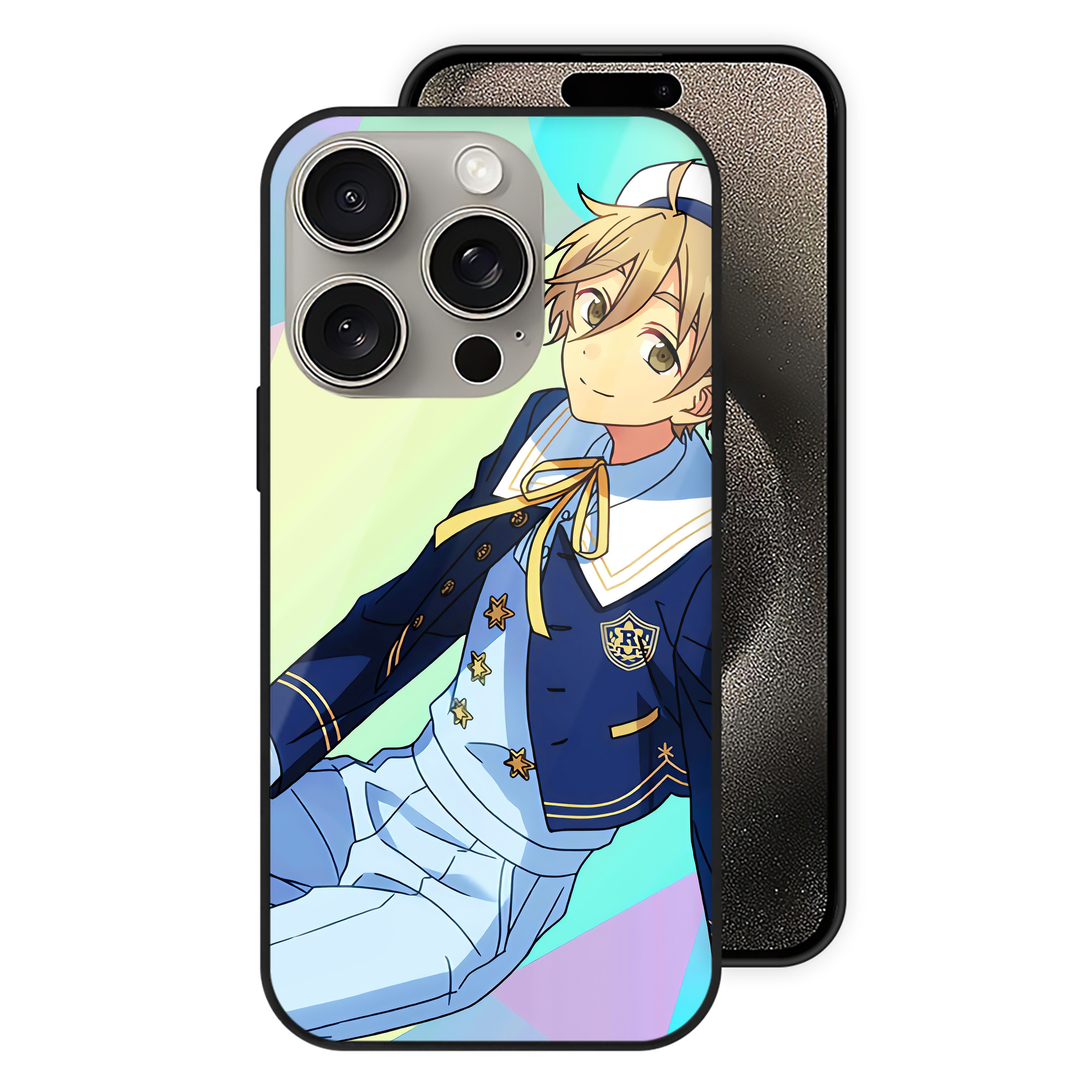 （画像用） あんさんぶるスターズ! Ensemble Stars 【iPhone15Pro対応】スマホケース 耐衝撃＆黄変防止 背面ガラス