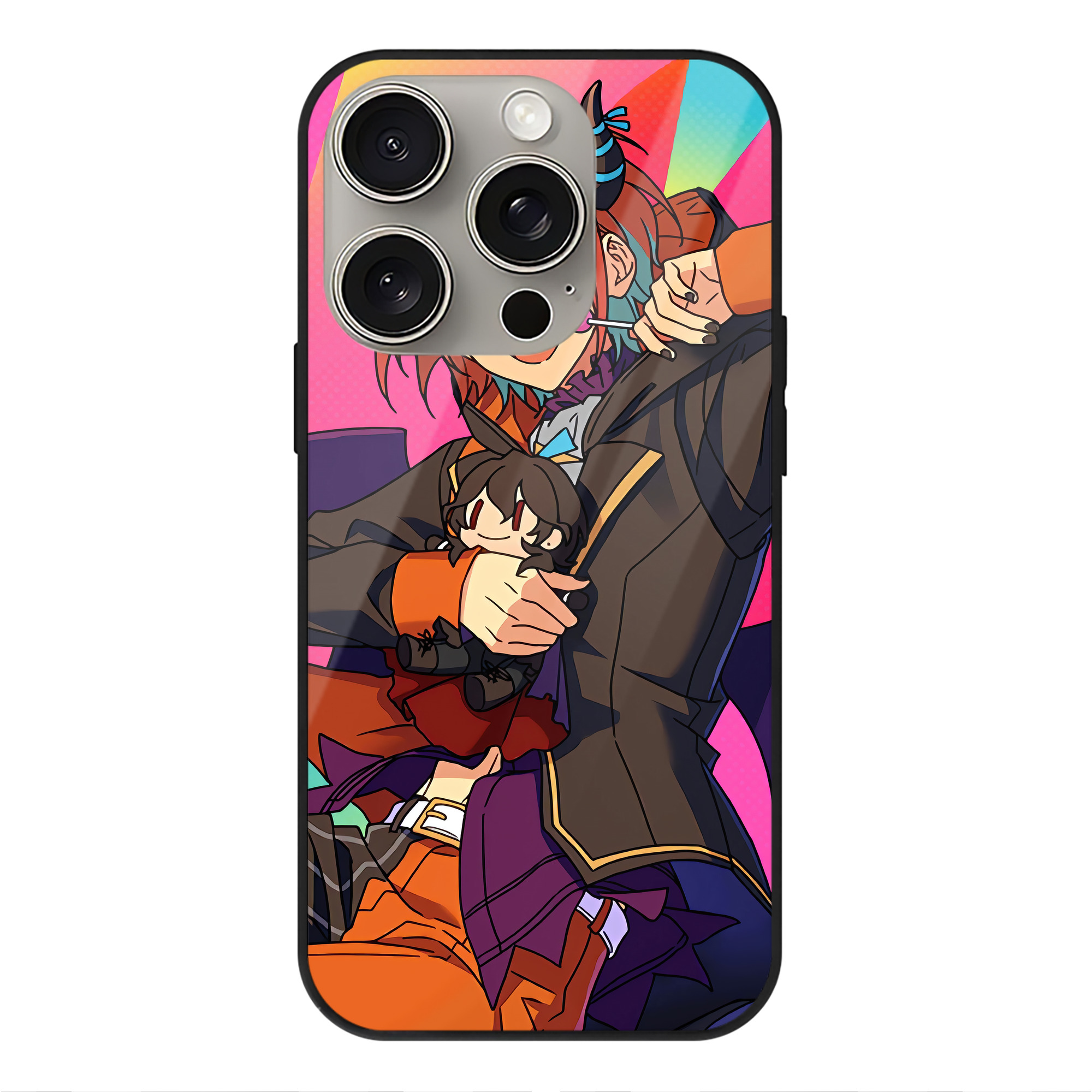 （画像用） あんさんぶるスターズ! Ensemble Stars 【iPhone15Pro対応】スマホケース 耐衝撃＆黄変防止 背面ガラス