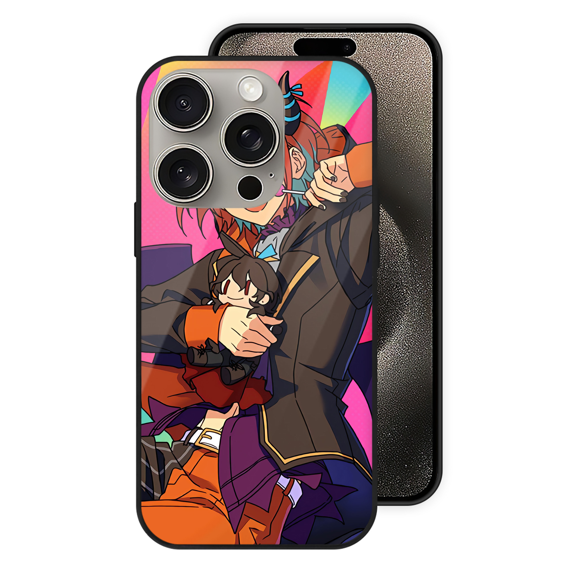 （画像用） あんさんぶるスターズ! Ensemble Stars 【iPhone15Pro対応】スマホケース 耐衝撃＆黄変防止 背面ガラス