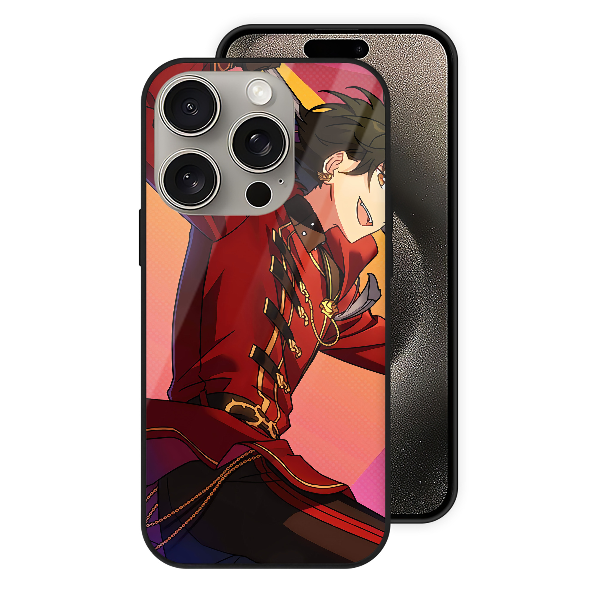 （画像用） あんさんぶるスターズ! Ensemble Stars 【iPhone15Pro対応】スマホケース 耐衝撃＆黄変防止 背面ガラス