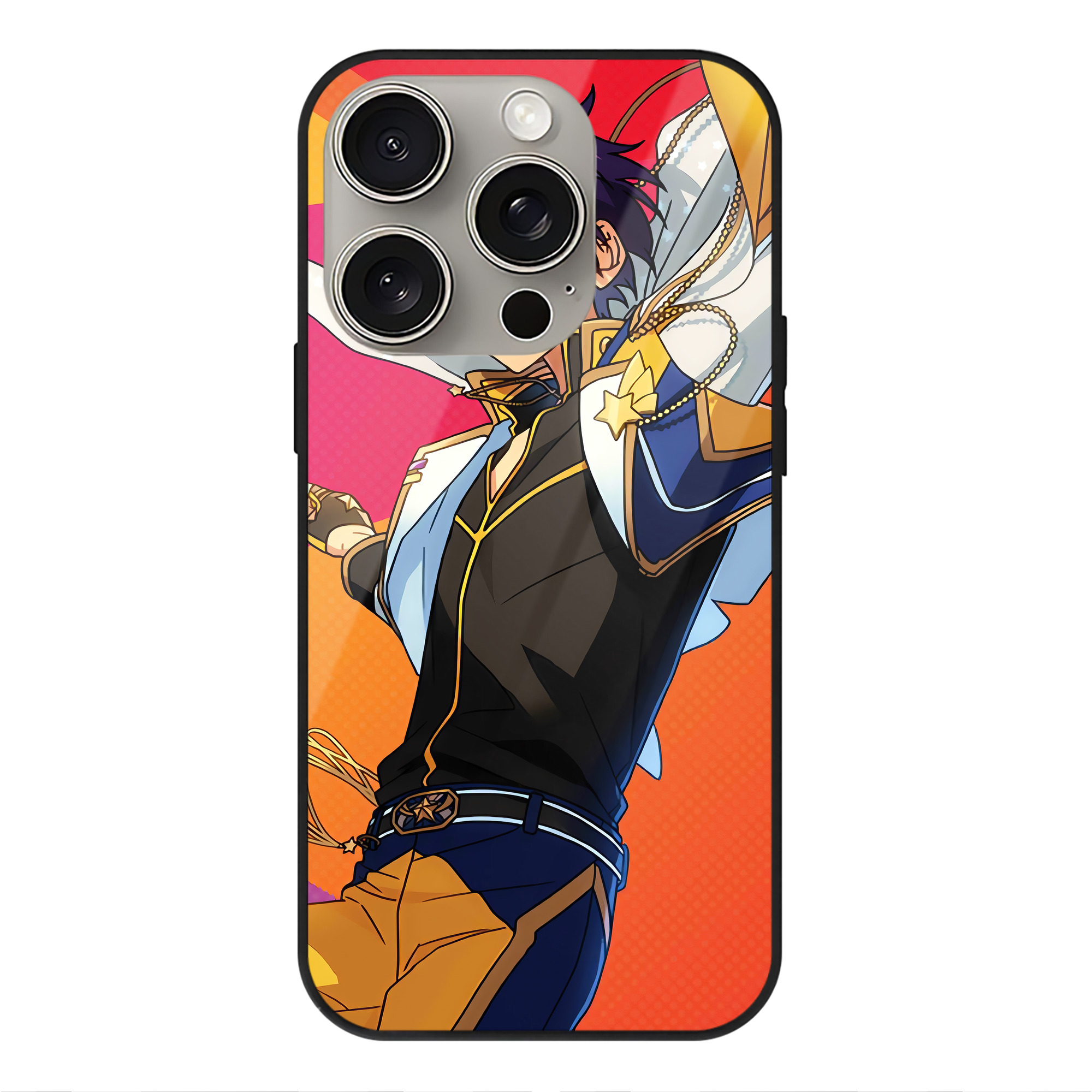 （画像用） あんさんぶるスターズ! Ensemble Stars 【iPhone15Pro対応】スマホケース 耐衝撃＆黄変防止 背面ガラス