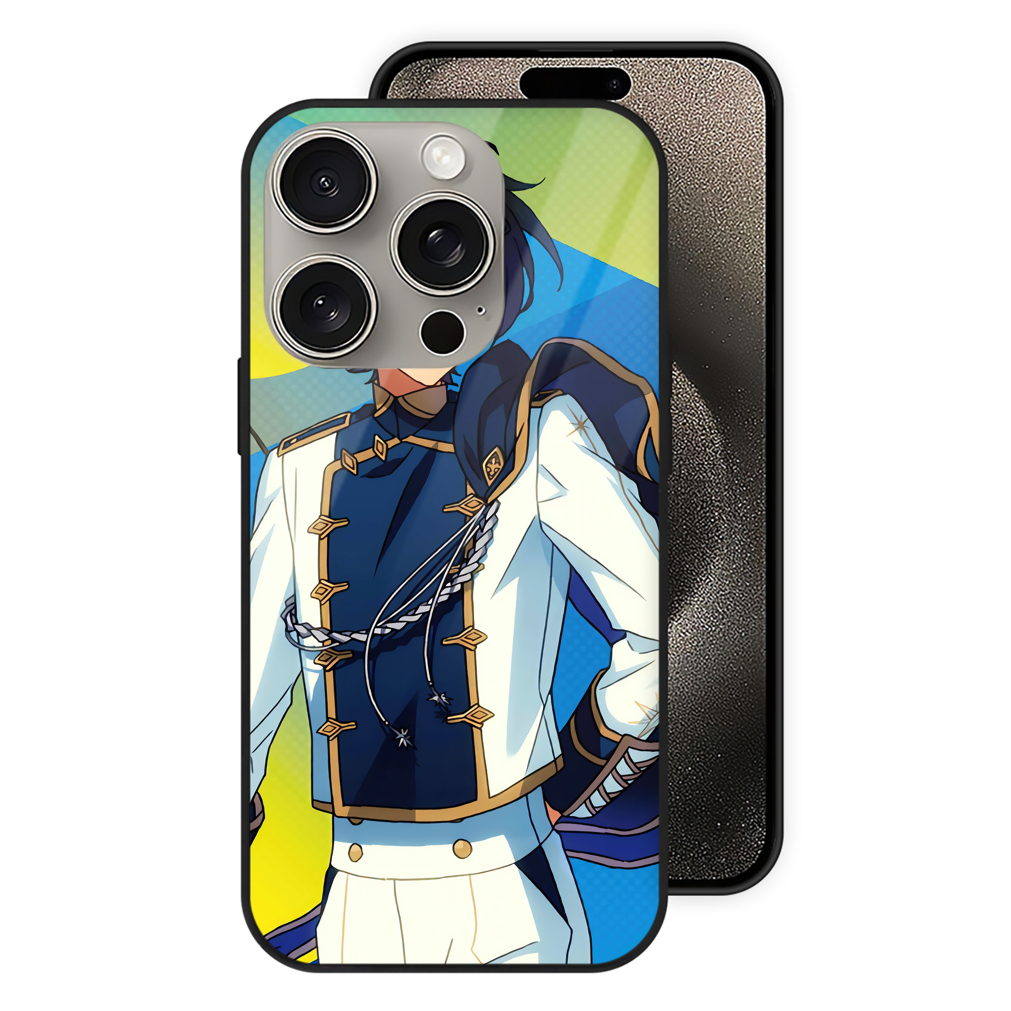 （画像用） あんさんぶるスターズ! Ensemble Stars 【iPhone15Pro対応】スマホケース 耐衝撃＆黄変防止 背面ガラス