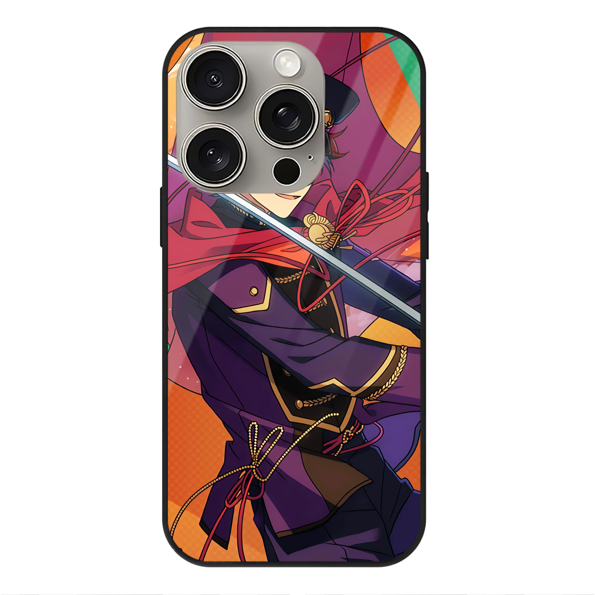 （画像用） あんさんぶるスターズ! Ensemble Stars 【iPhone15Pro対応】スマホケース 耐衝撃＆黄変防止 背面ガラス